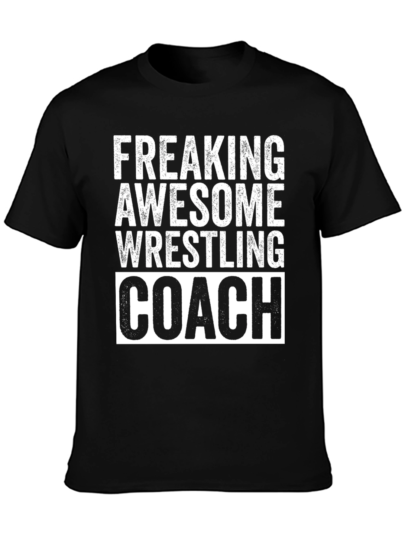 Freaking Awesome Wrestling Coach Graphic T-Shirt
