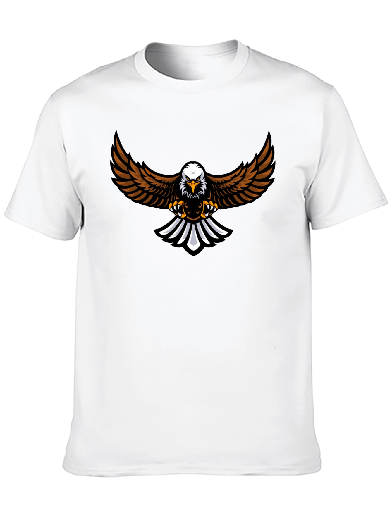 Eagle Graphic Tee - Black Cotton Blend