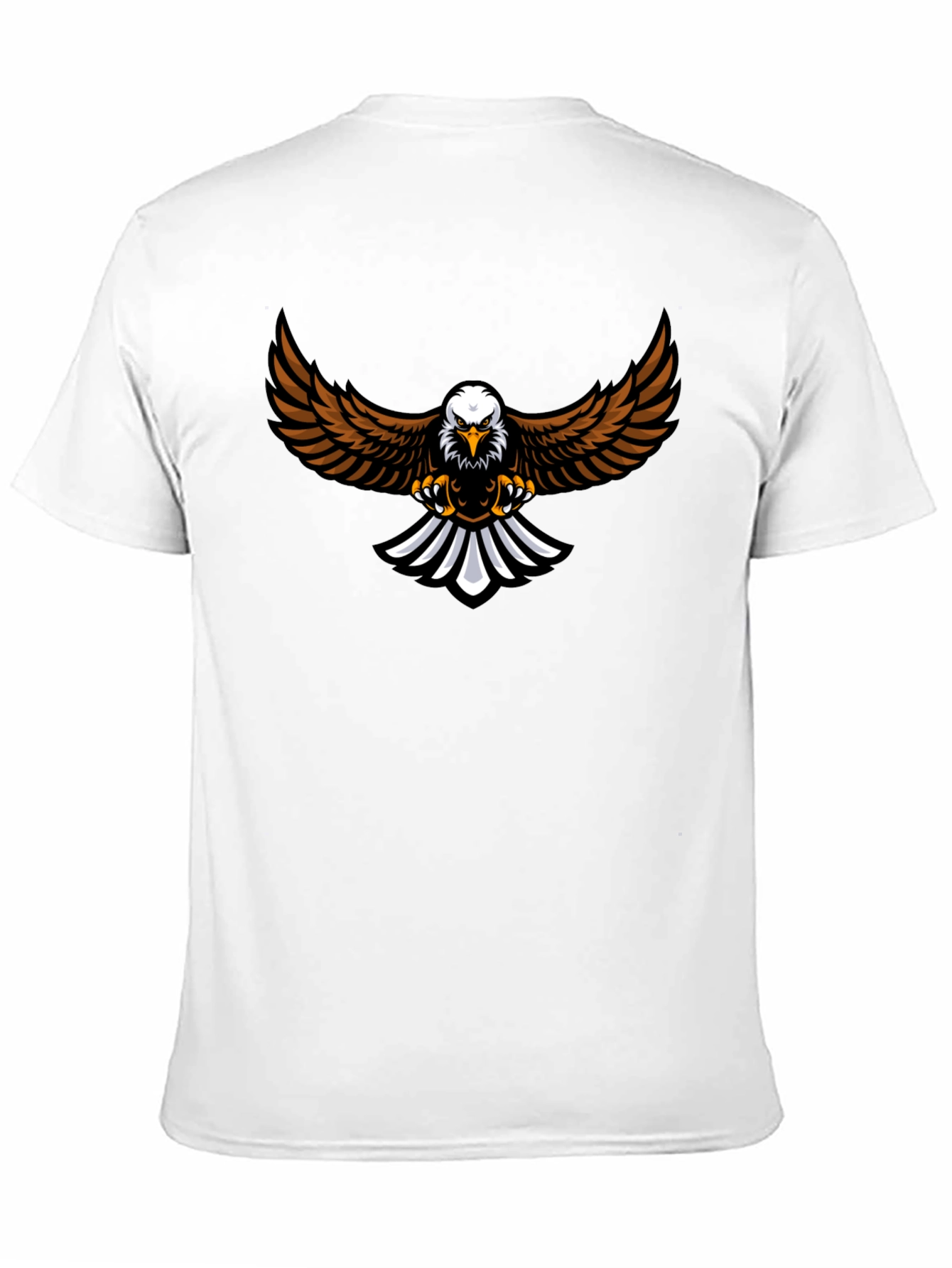 Eagle Graphic Tee - Black Cotton Blend