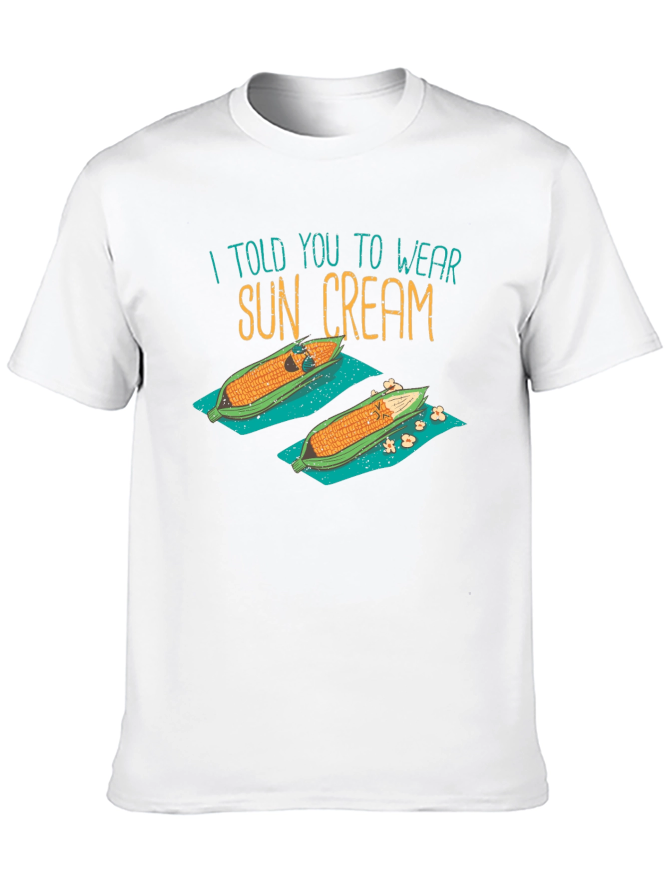 Sun Cream Corn Graphic T-Shirt