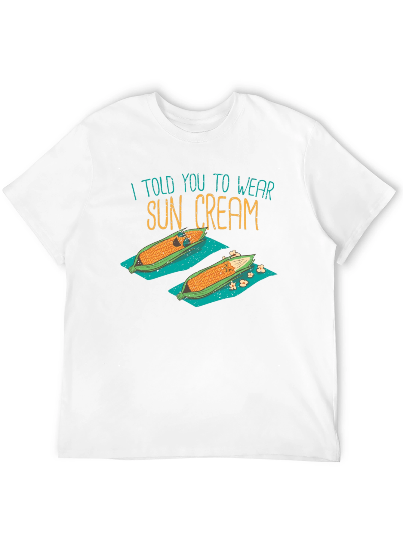 Sun Cream Corn Graphic T-Shirt