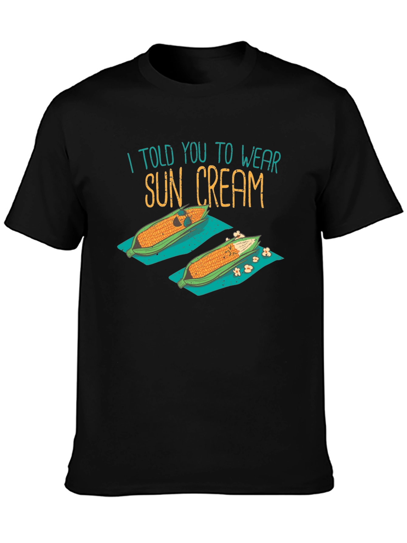Sun Cream Corn Graphic T-Shirt