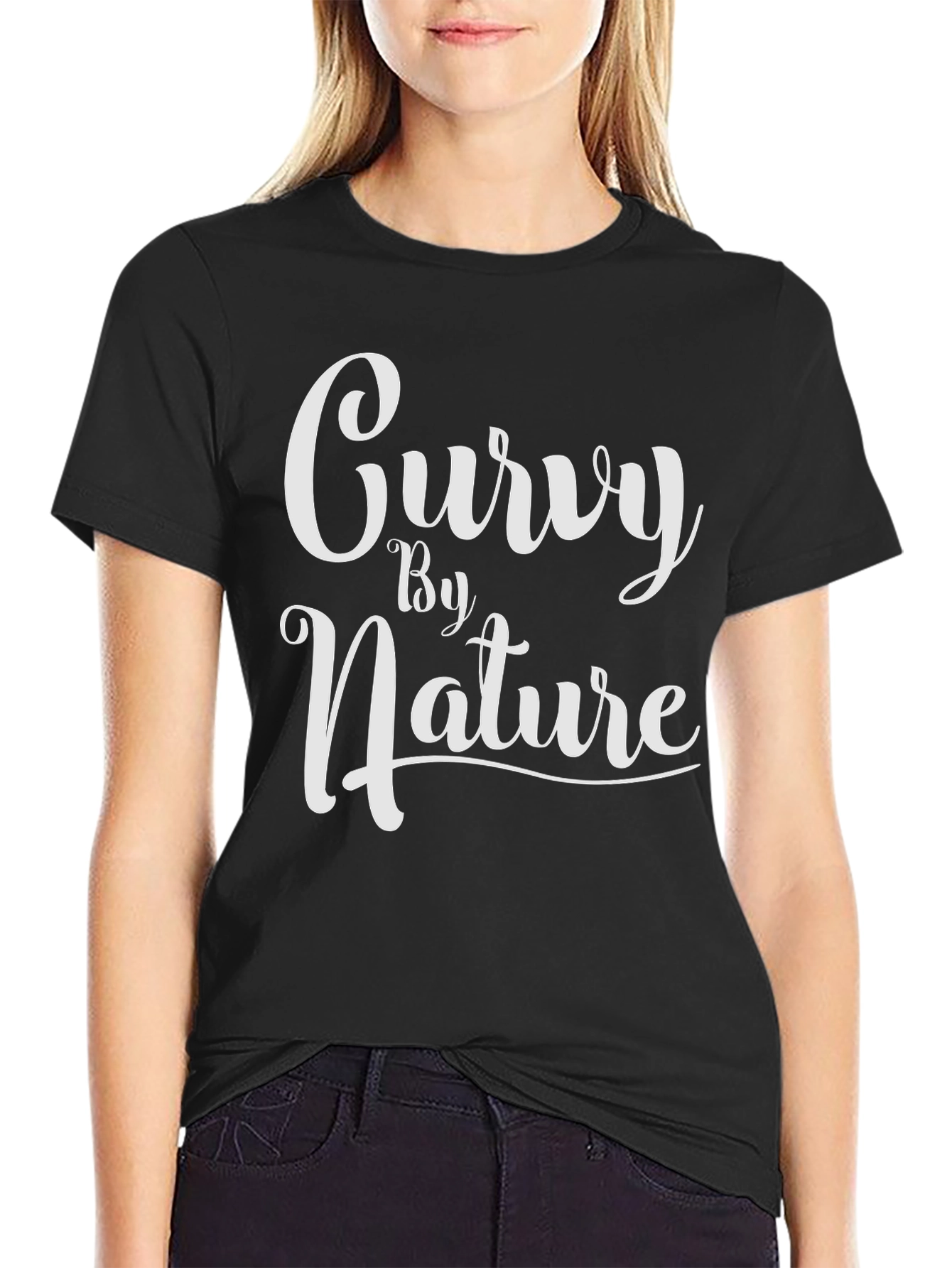 Curvy By Nature Graphic Tee