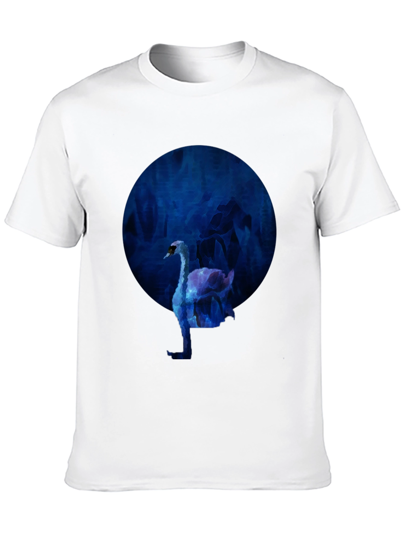 Swan Graphic Black T-Shirt