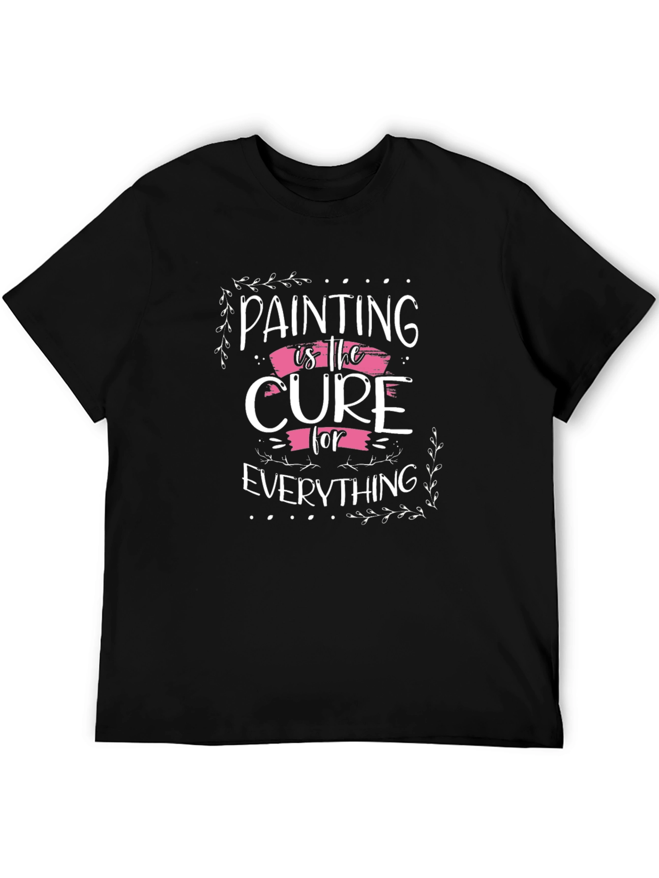 Painting is the Cure Black T-Shirt