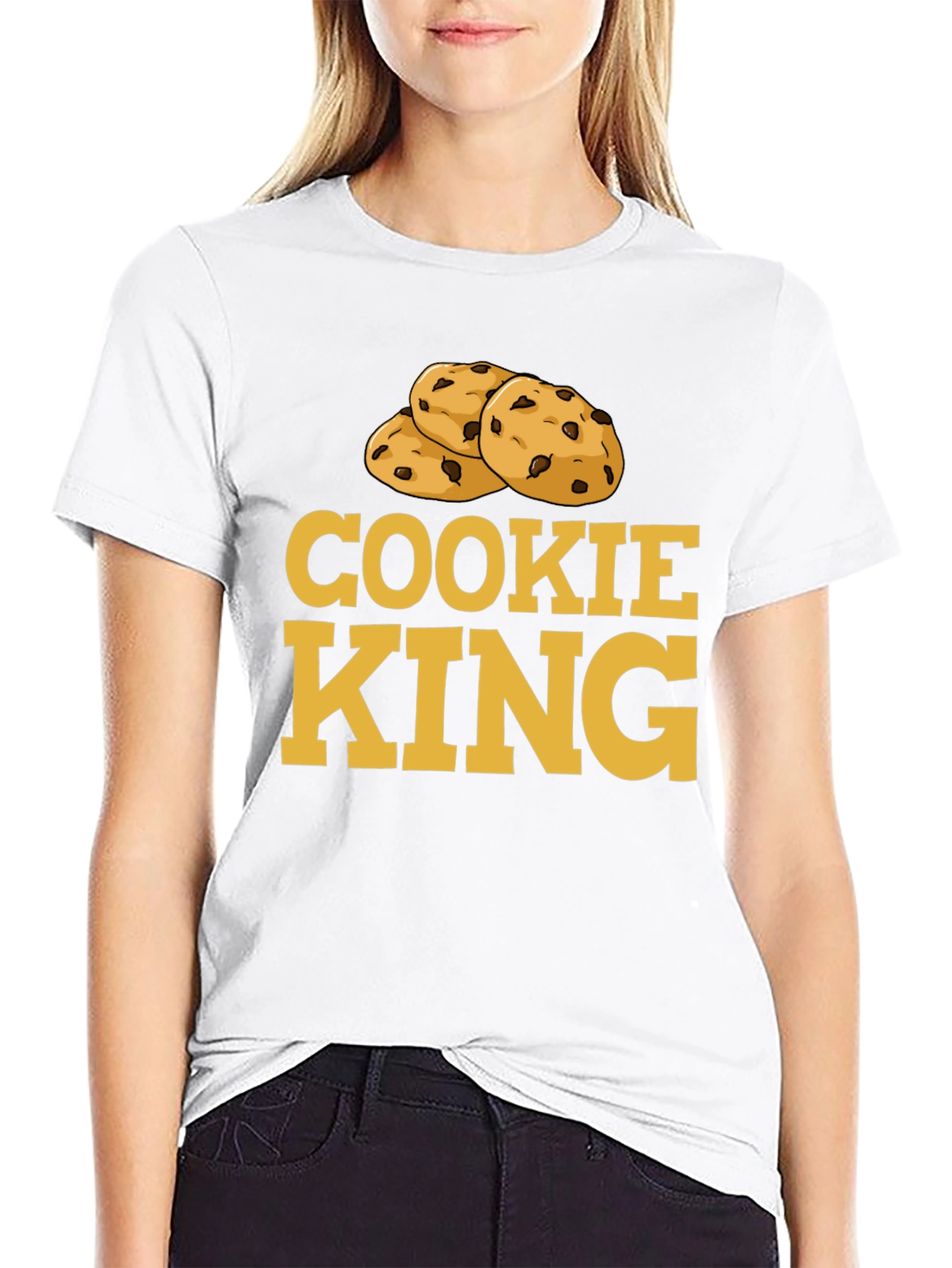 Cookie King T-Shirt - Novelty Foodie Tee