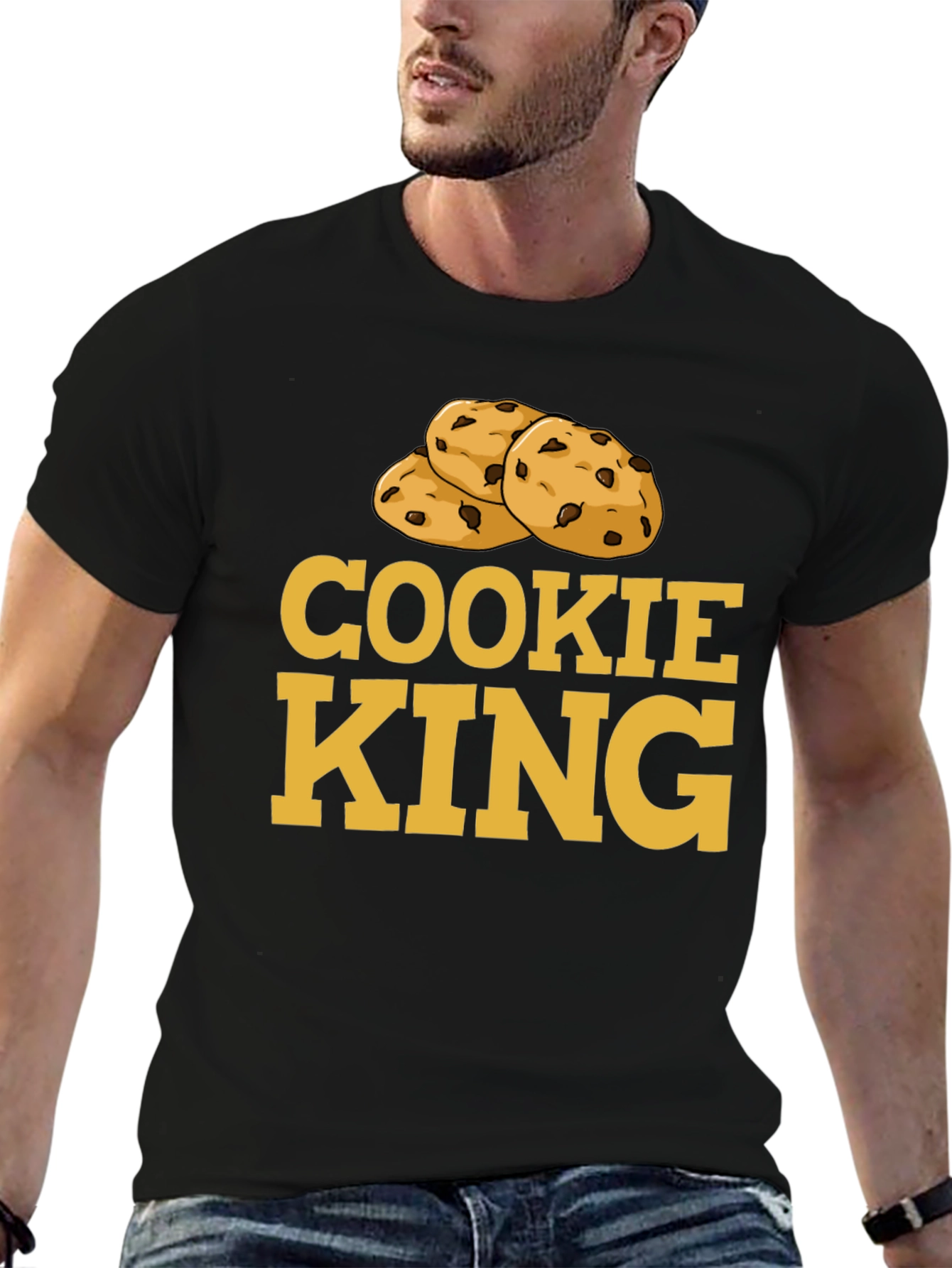 Cookie King T-Shirt - Novelty Foodie Tee