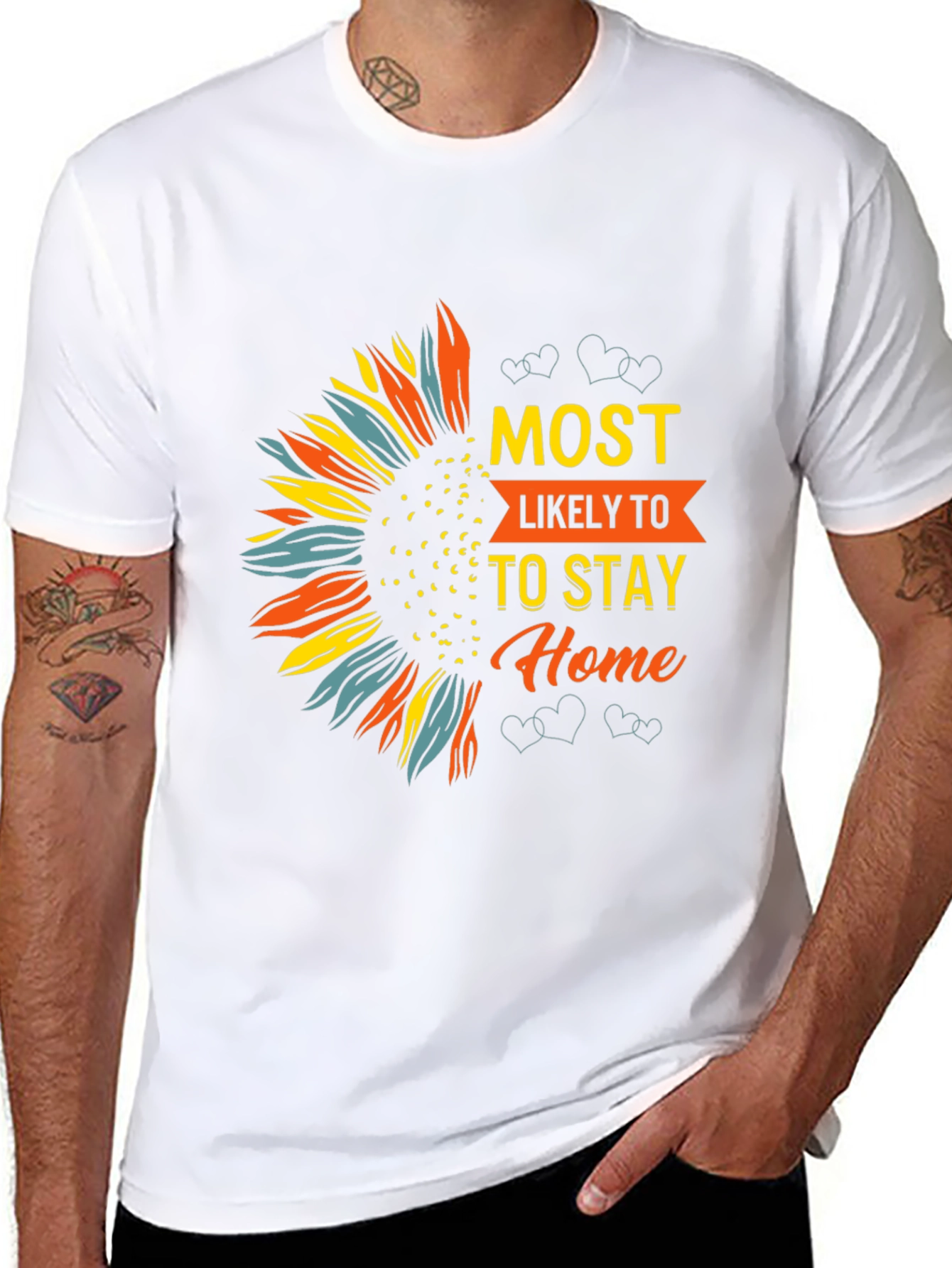 Most Likely To Stay Home Graphic Tee