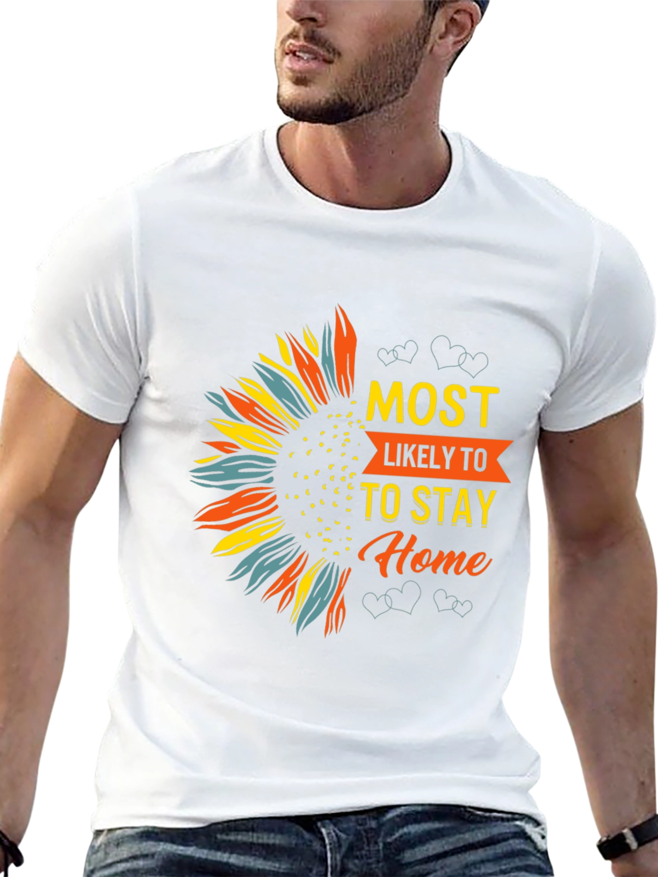 Most Likely To Stay Home Graphic Tee