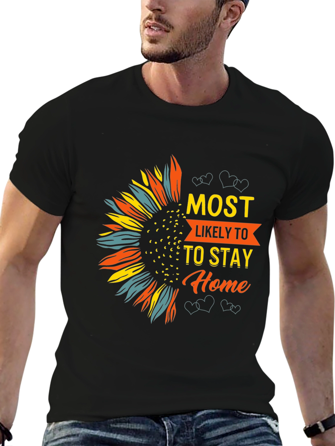 Most Likely To Stay Home Graphic Tee