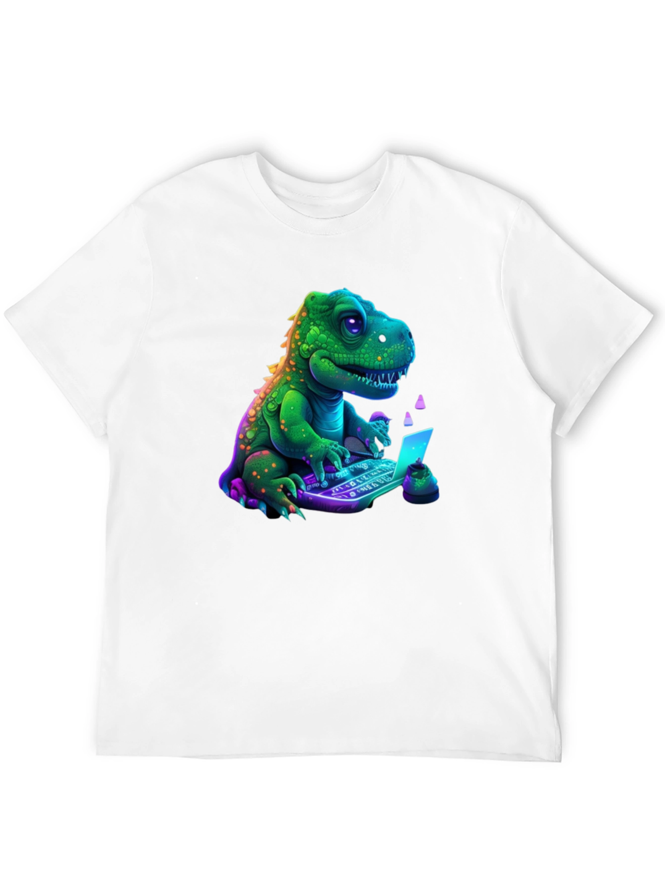 Dino Coder T-Shirt - Black