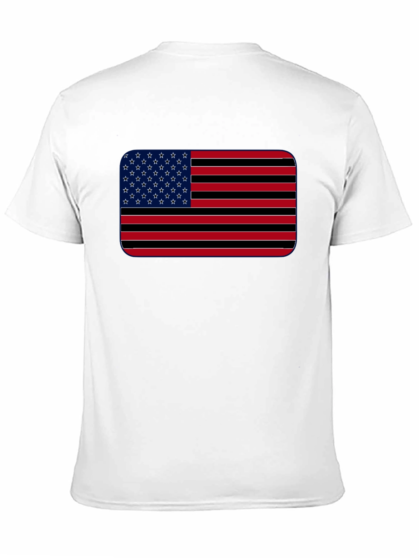American Flag Stripes Graphic T-Shirt