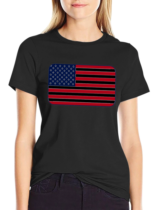 American Flag Stripes Graphic T-Shirt