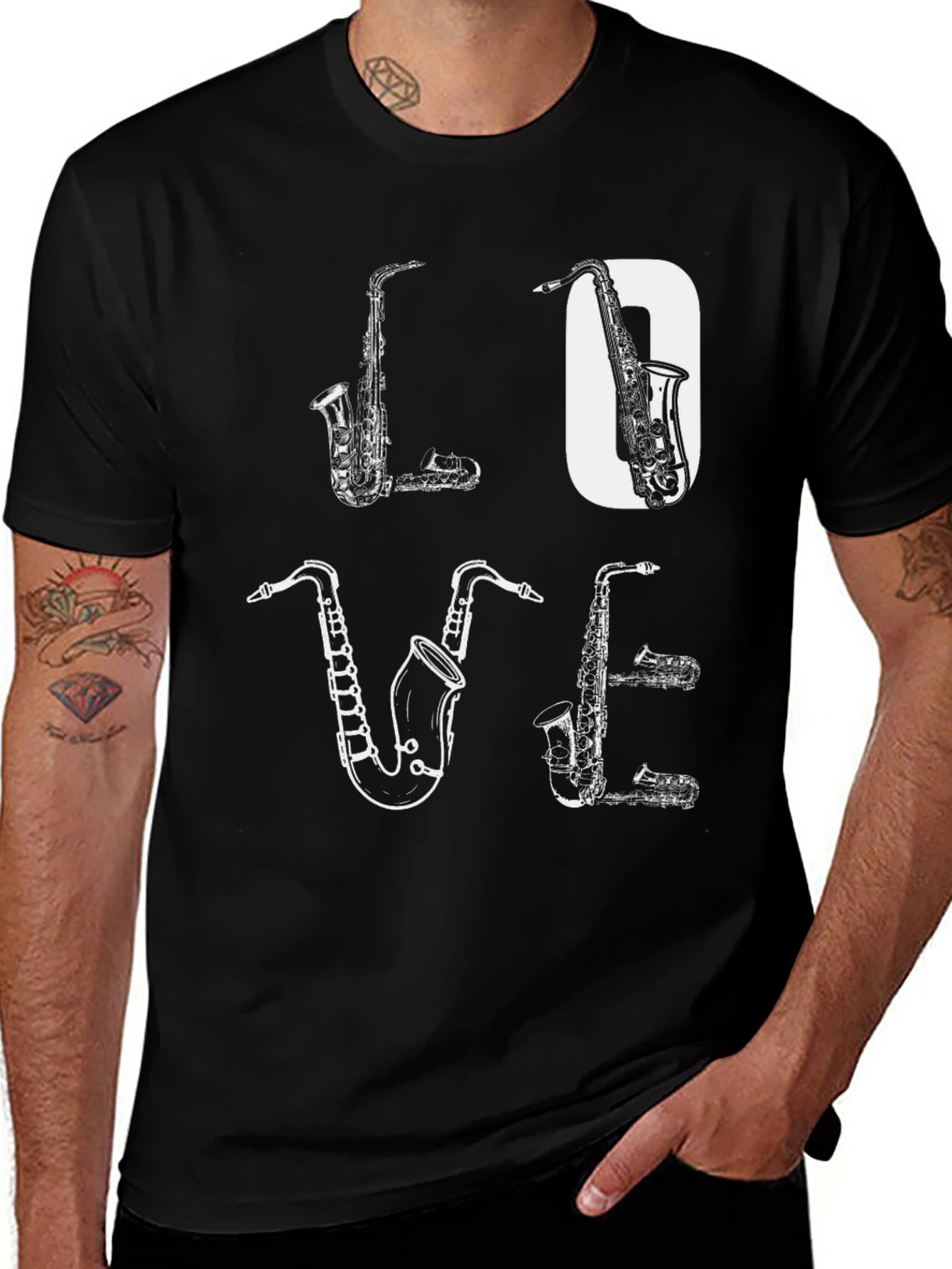 Saxophone Lover T-Shirt - Music Inspired Graphic Tee