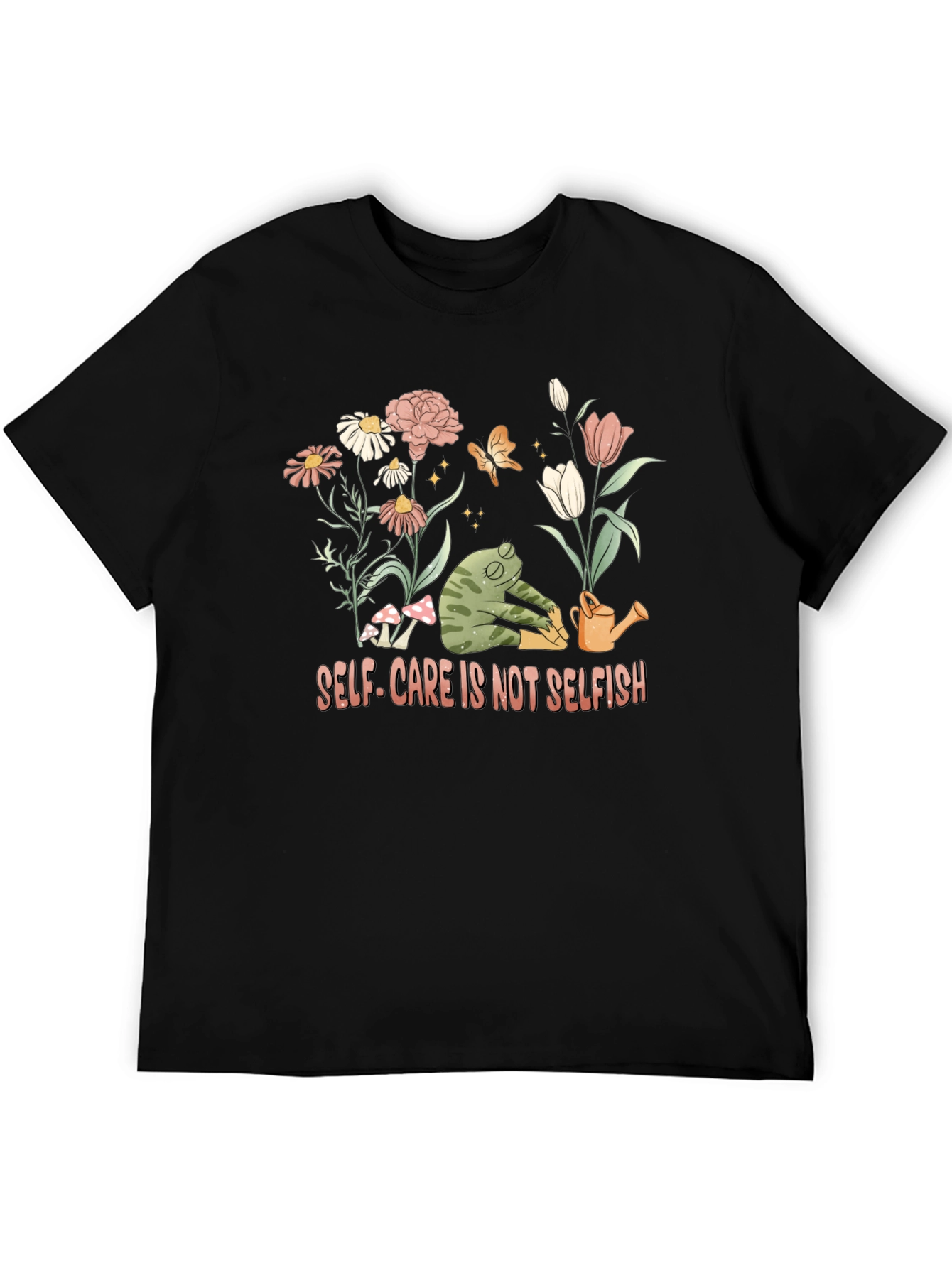 Self-Care Frog Graphic Tee