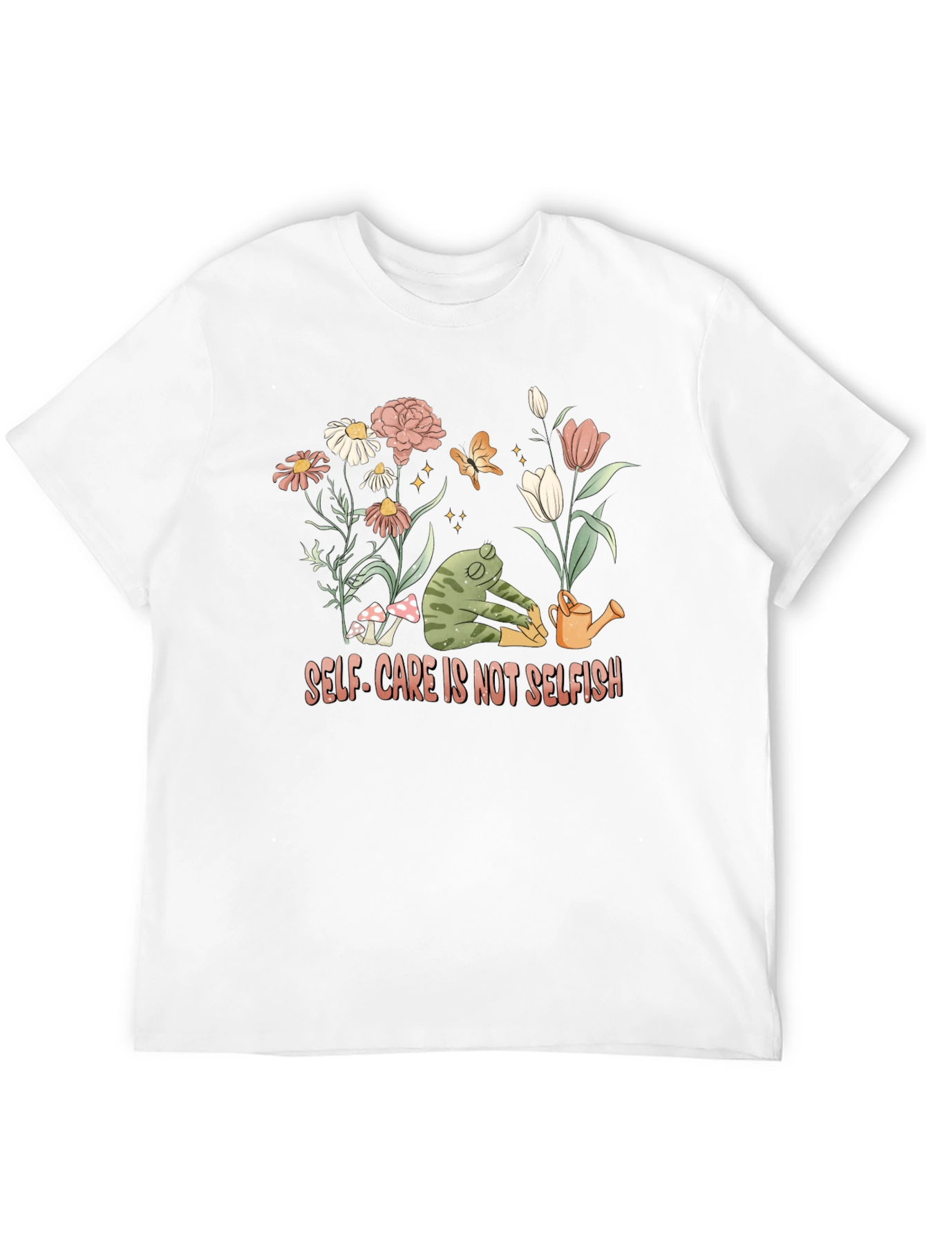 Self-Care Frog Graphic Tee