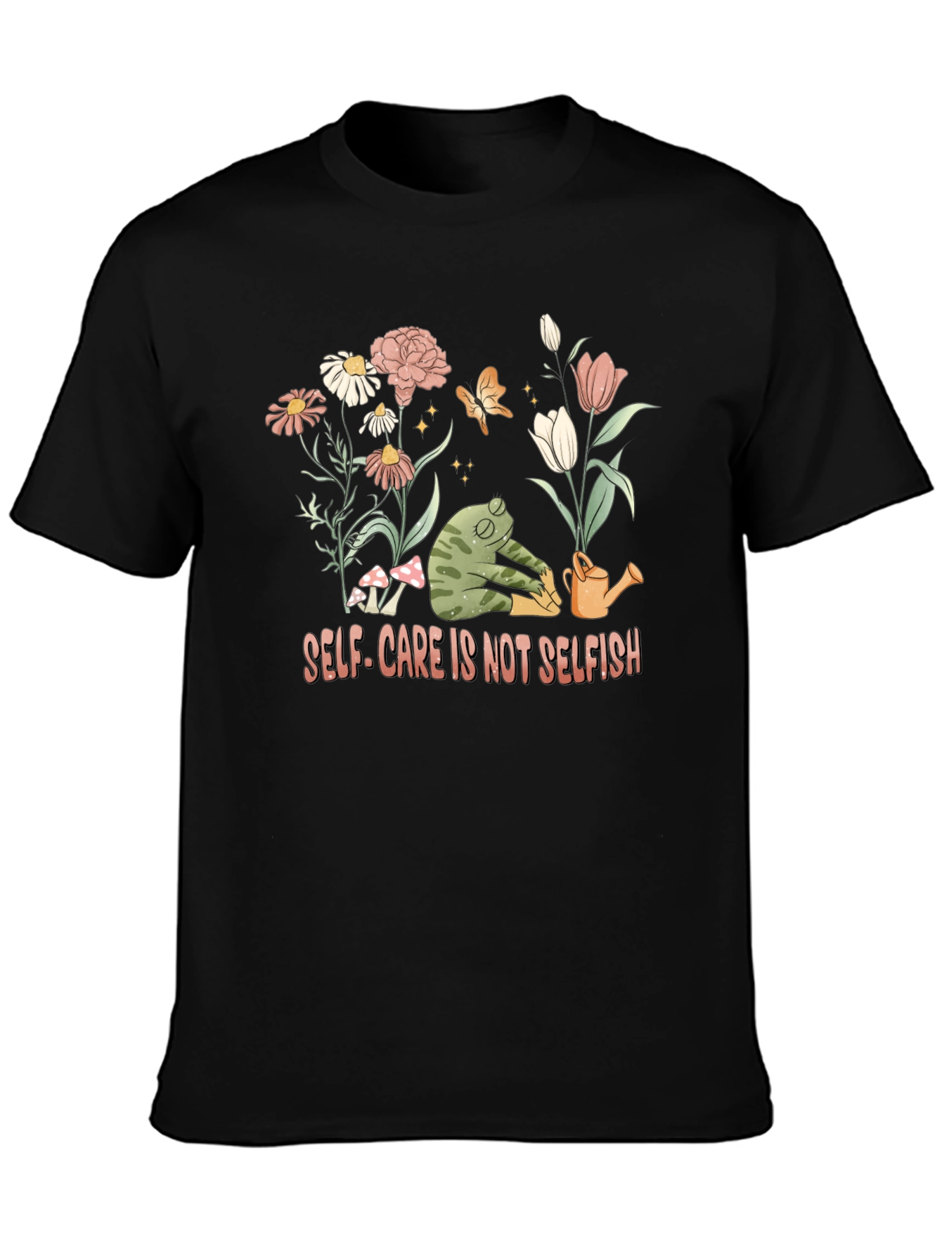 Self-Care Frog Graphic Tee