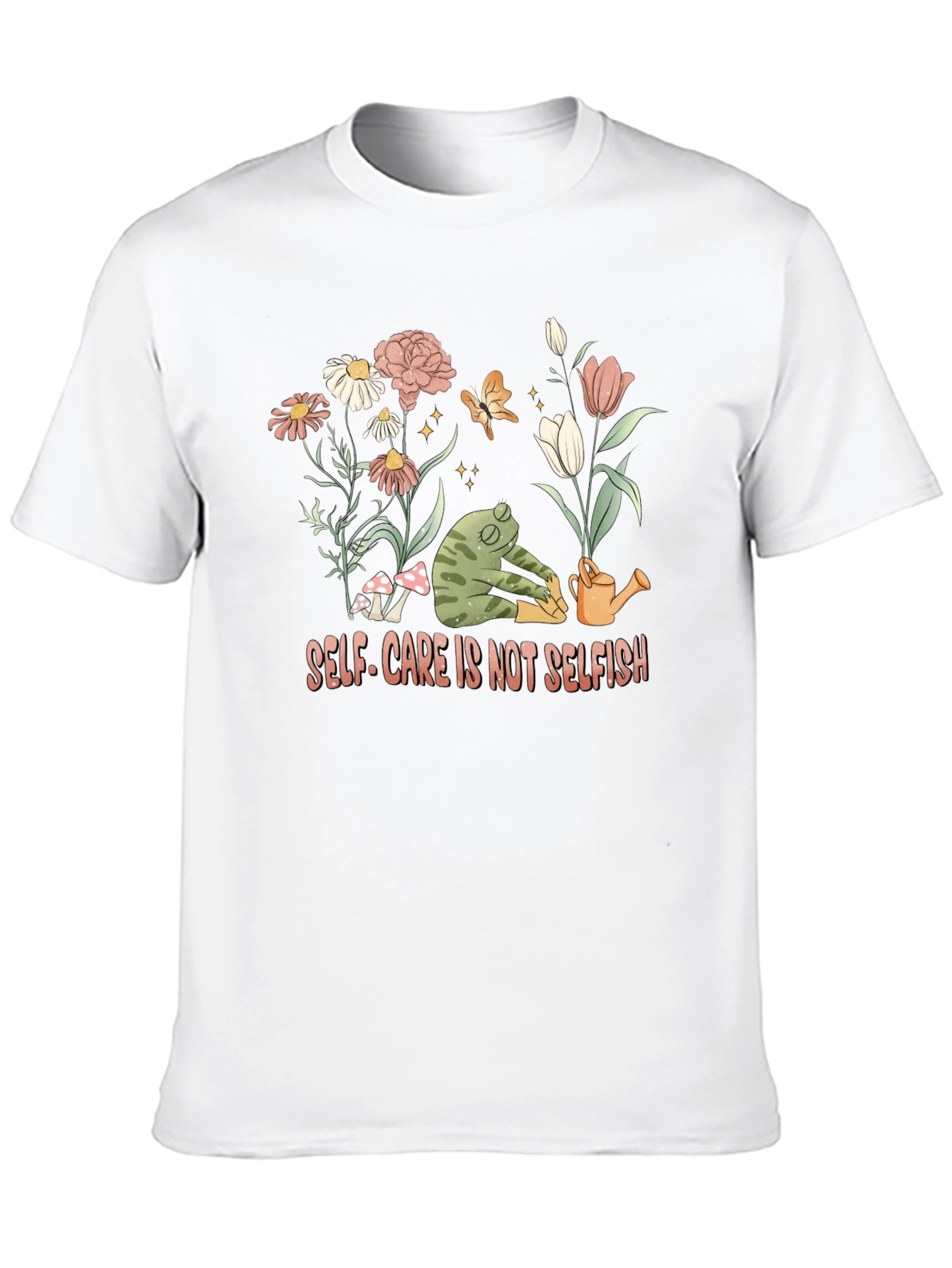 Self-Care Frog Graphic Tee