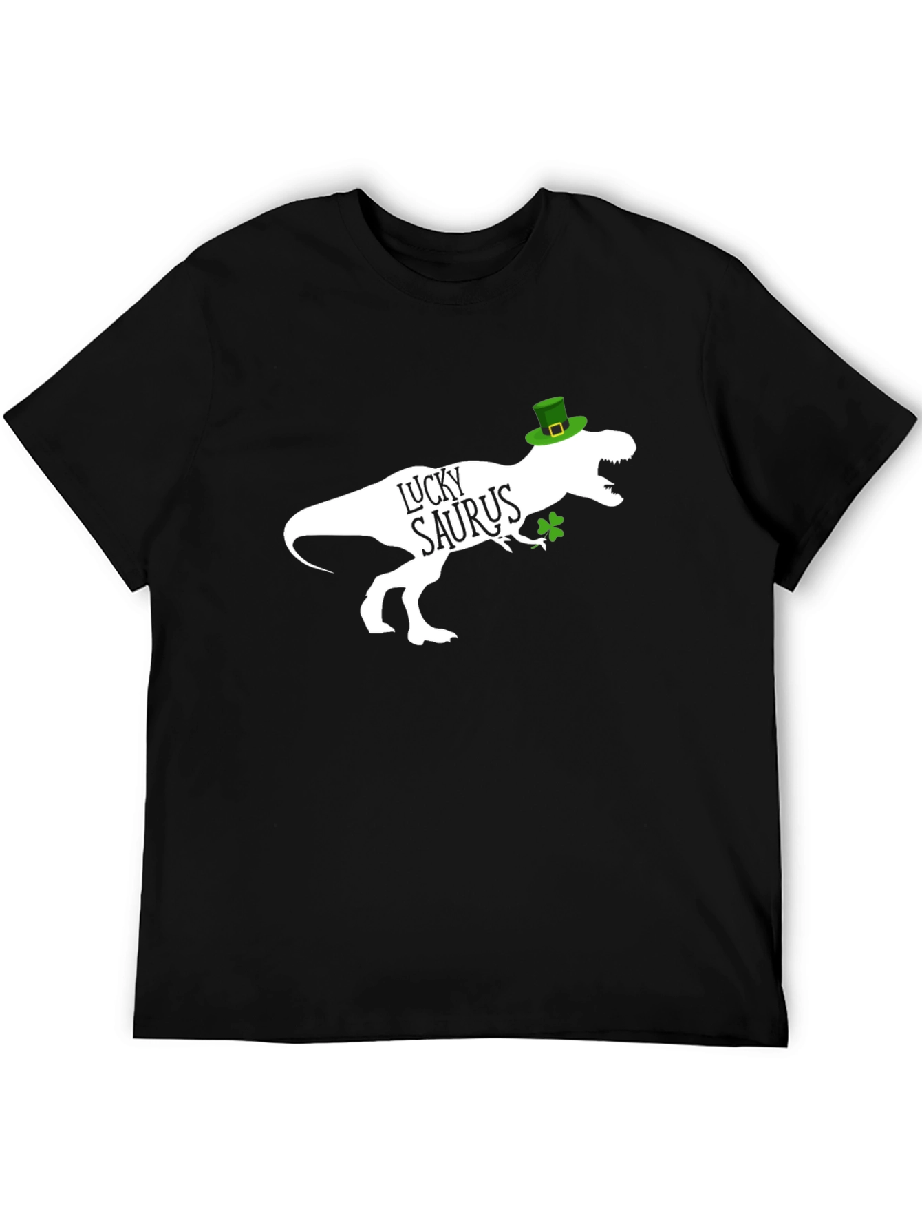 Lucky Saurus Black Graphic T-Shirt