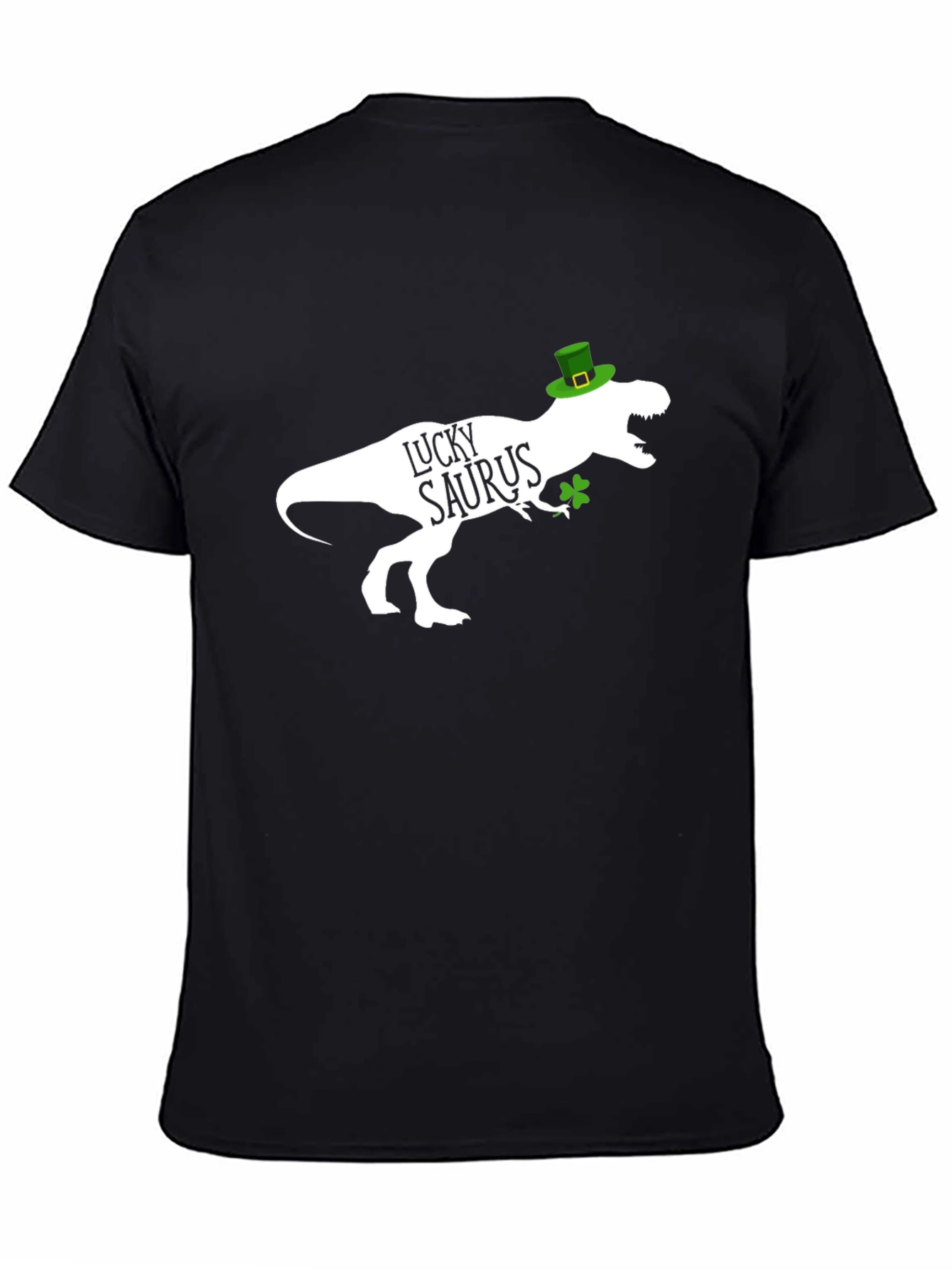 Lucky Saurus Black Graphic T-Shirt