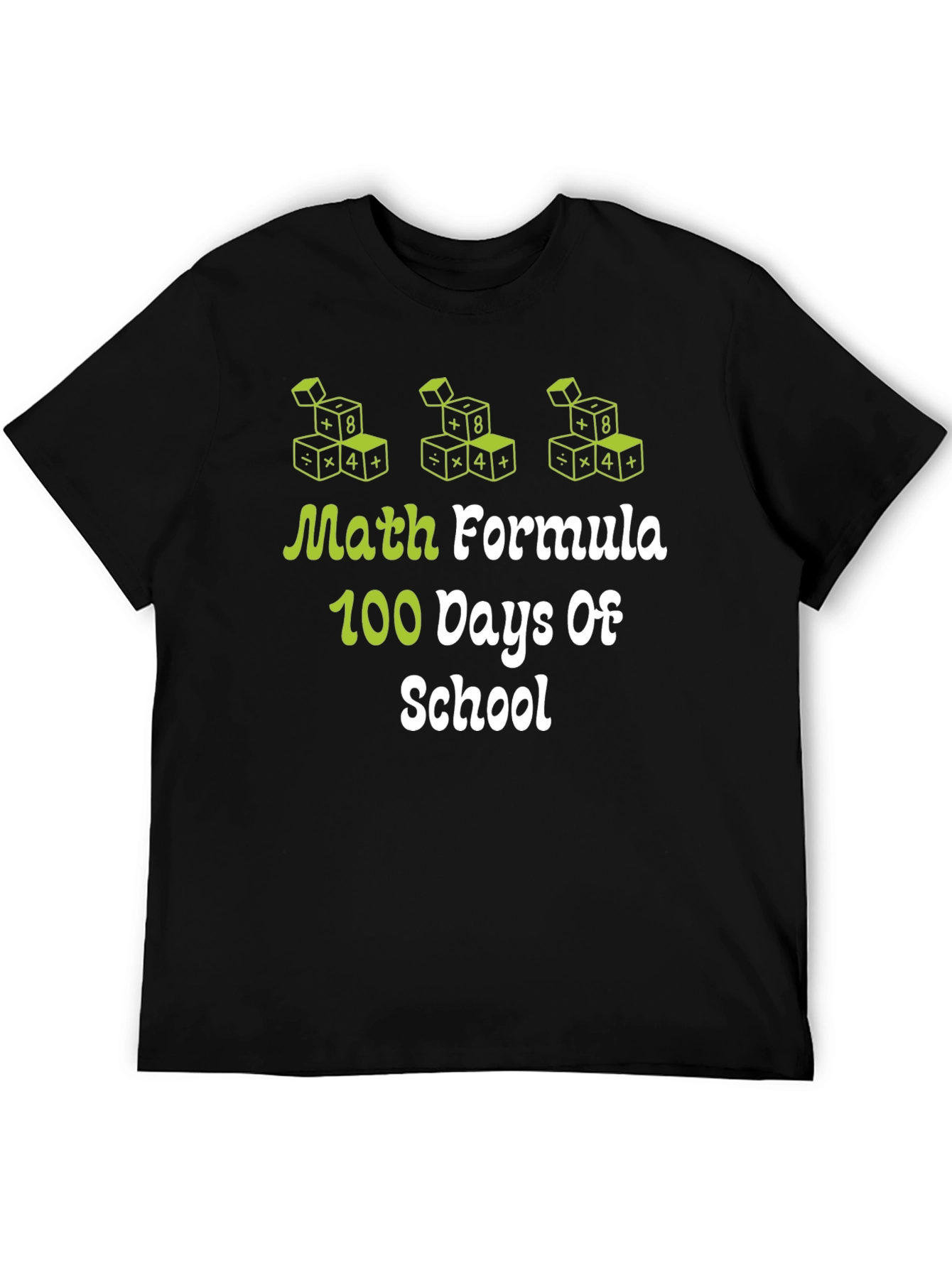 Math Formula 100 Days of School T-Shirt