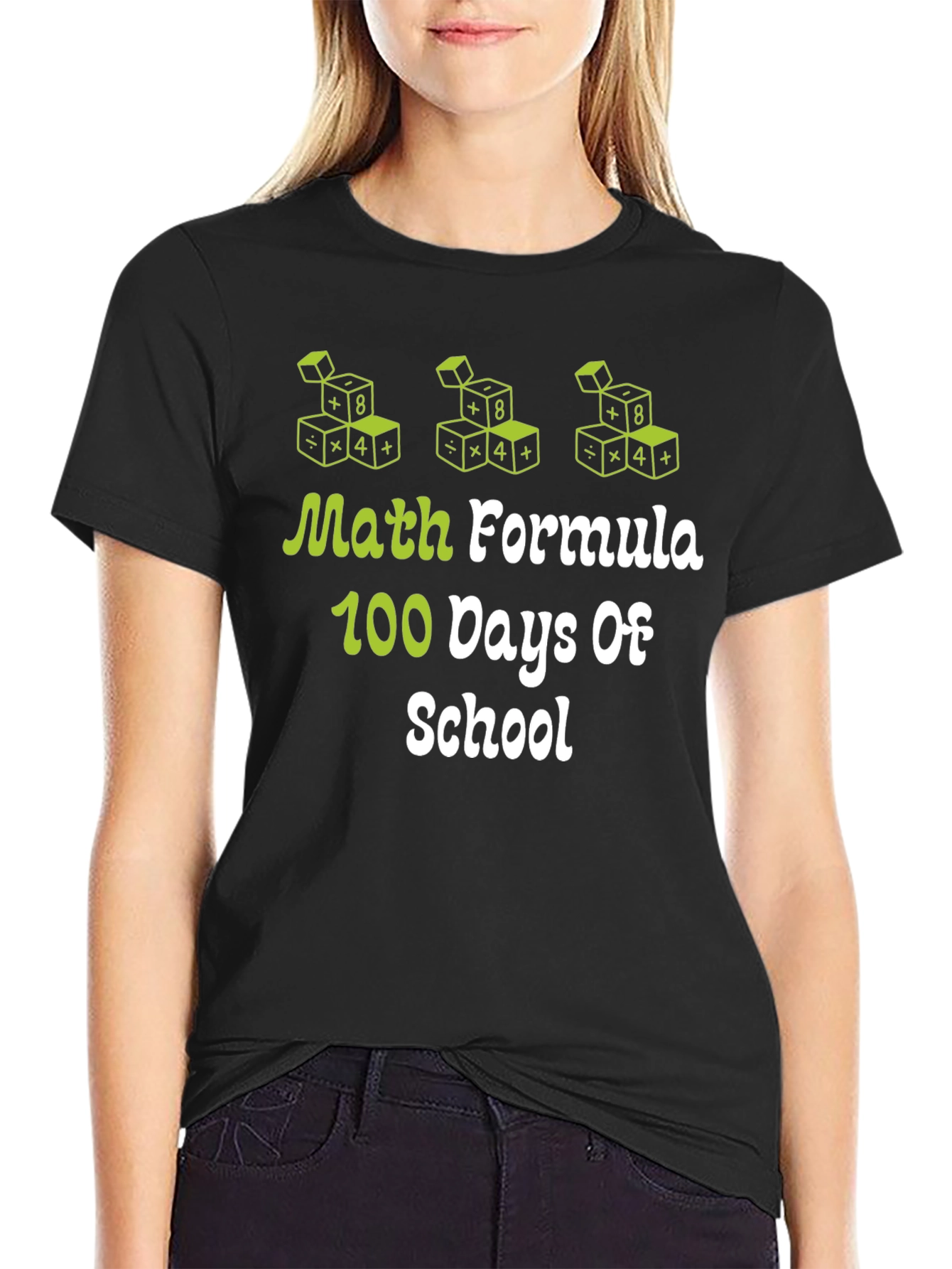 Math Formula 100 Days of School T-Shirt