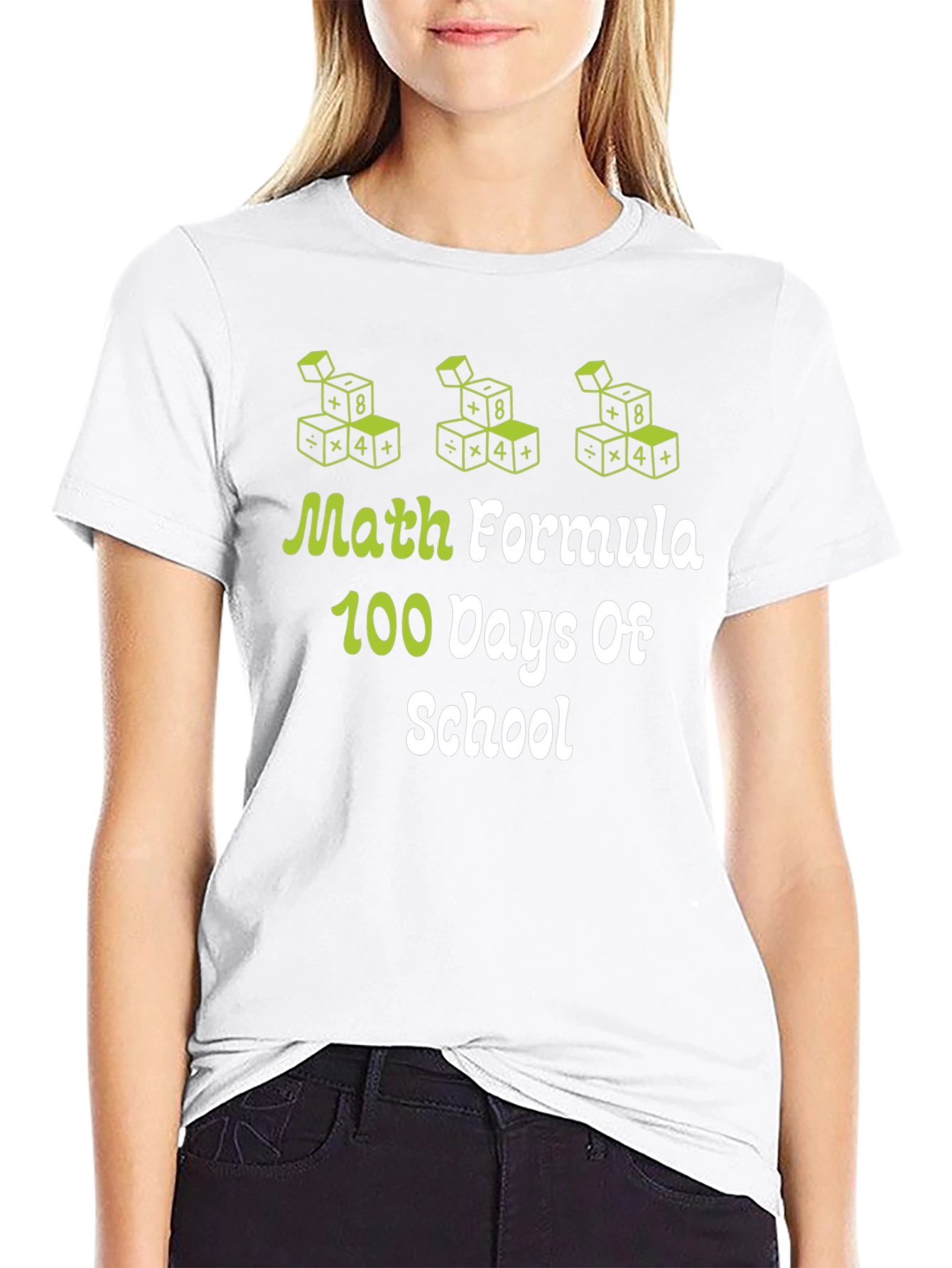 Math Formula 100 Days of School T-Shirt