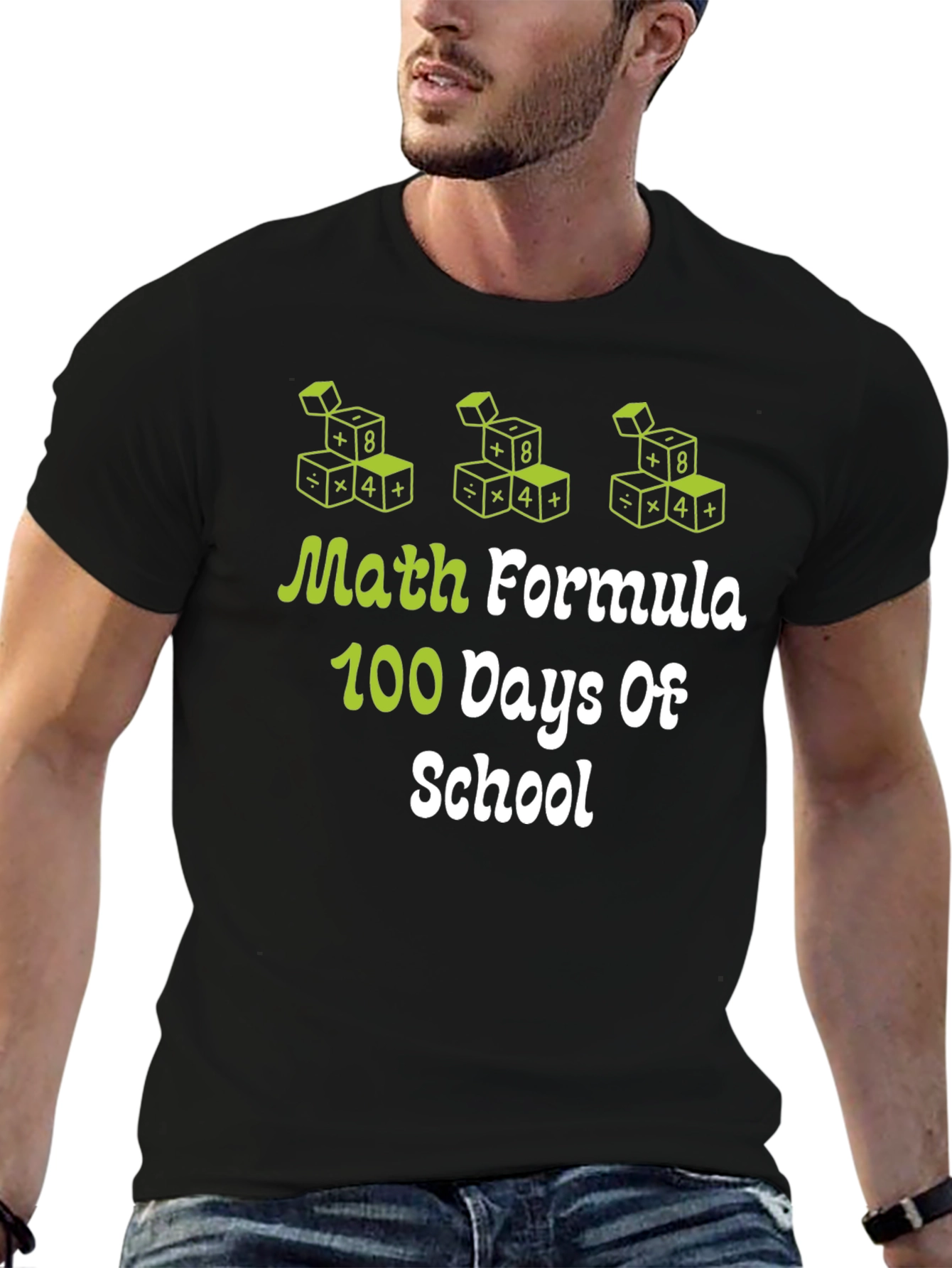 Math Formula 100 Days of School T-Shirt