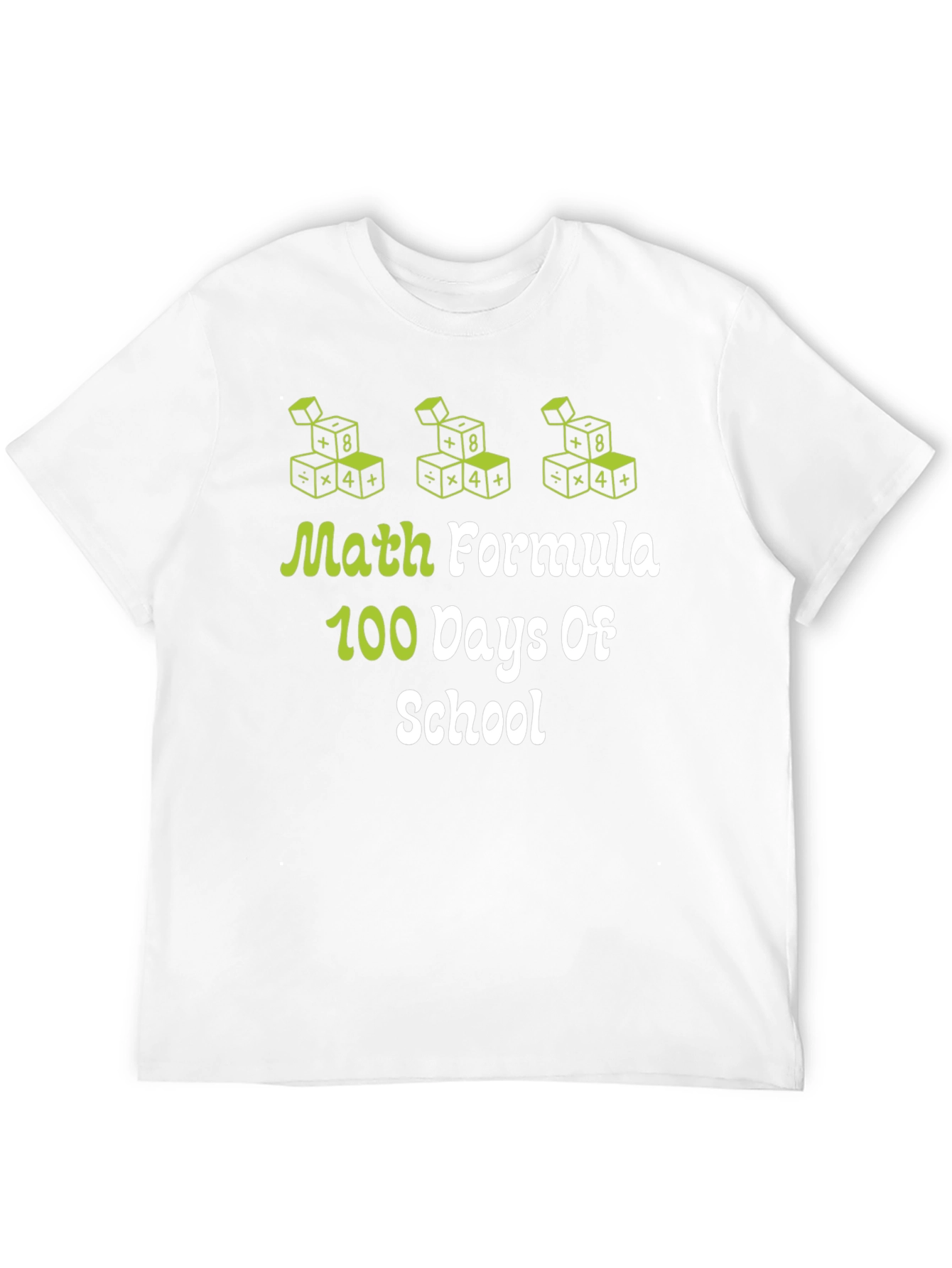 Math Formula 100 Days of School T-Shirt
