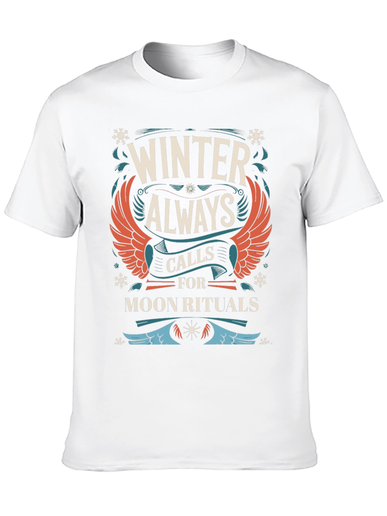 Winter Moon Rituals Black T-Shirt