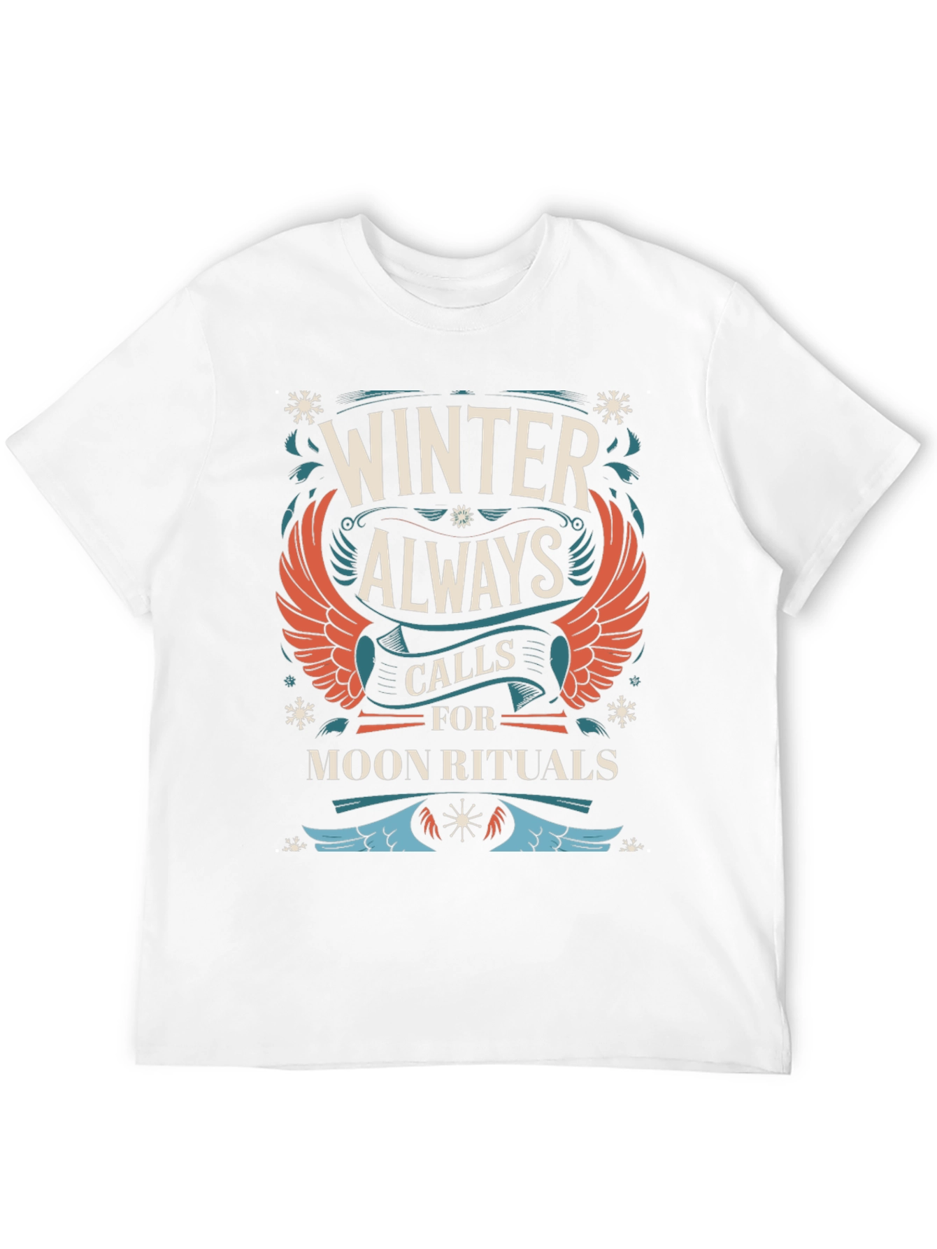 Winter Moon Rituals Black T-Shirt