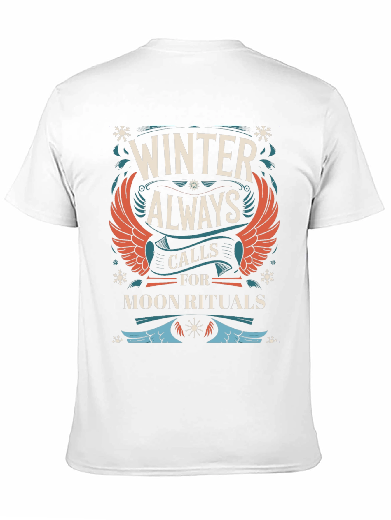 Winter Moon Rituals Black T-Shirt