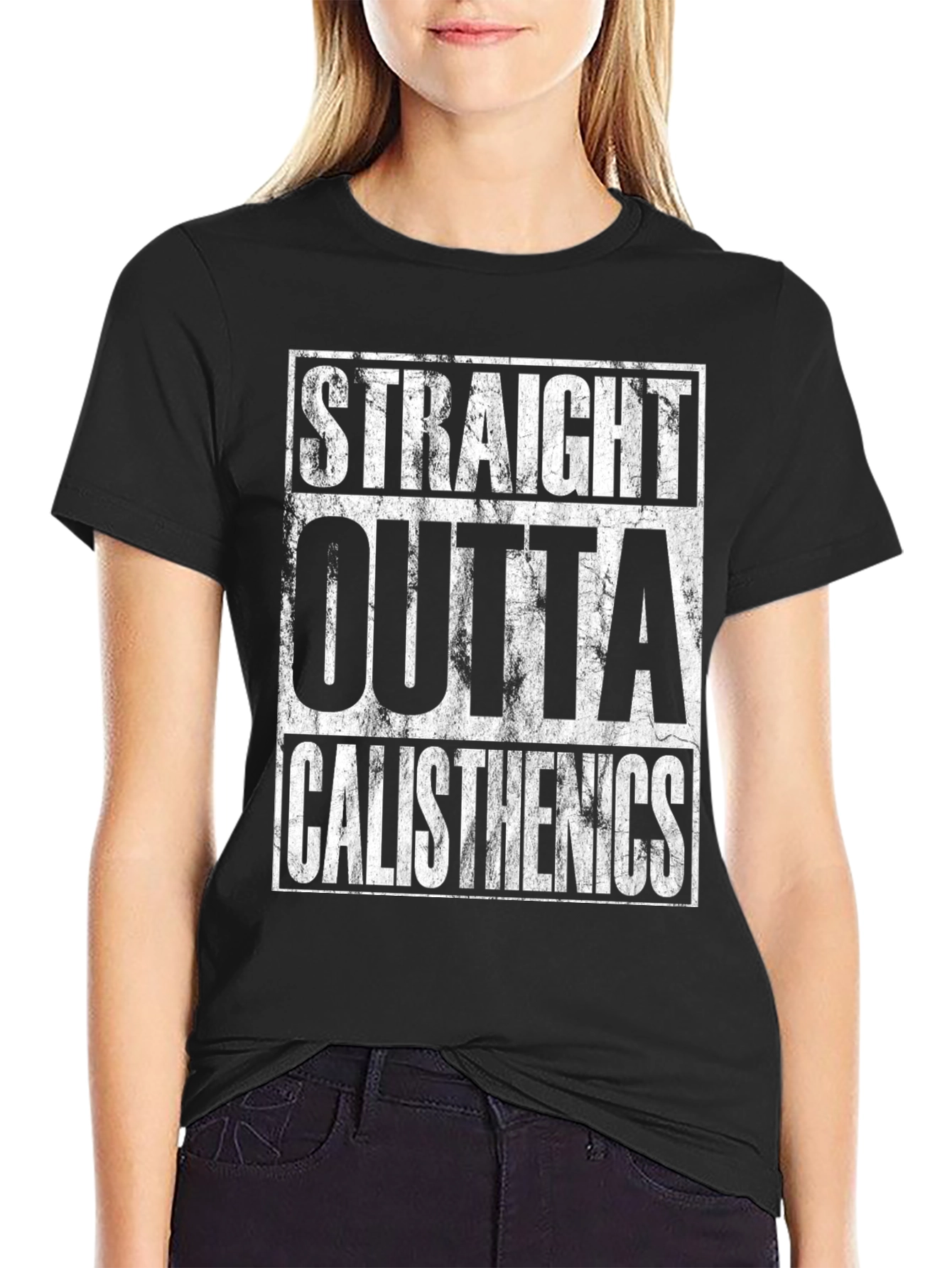 Straight Outta Calisthenics Graphic Tee