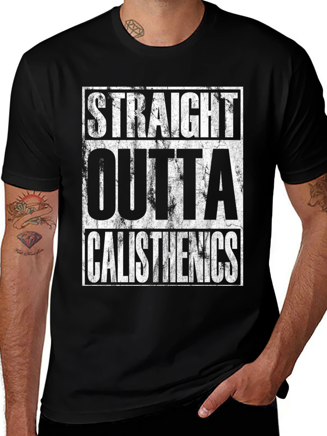 Straight Outta Calisthenics Graphic Tee