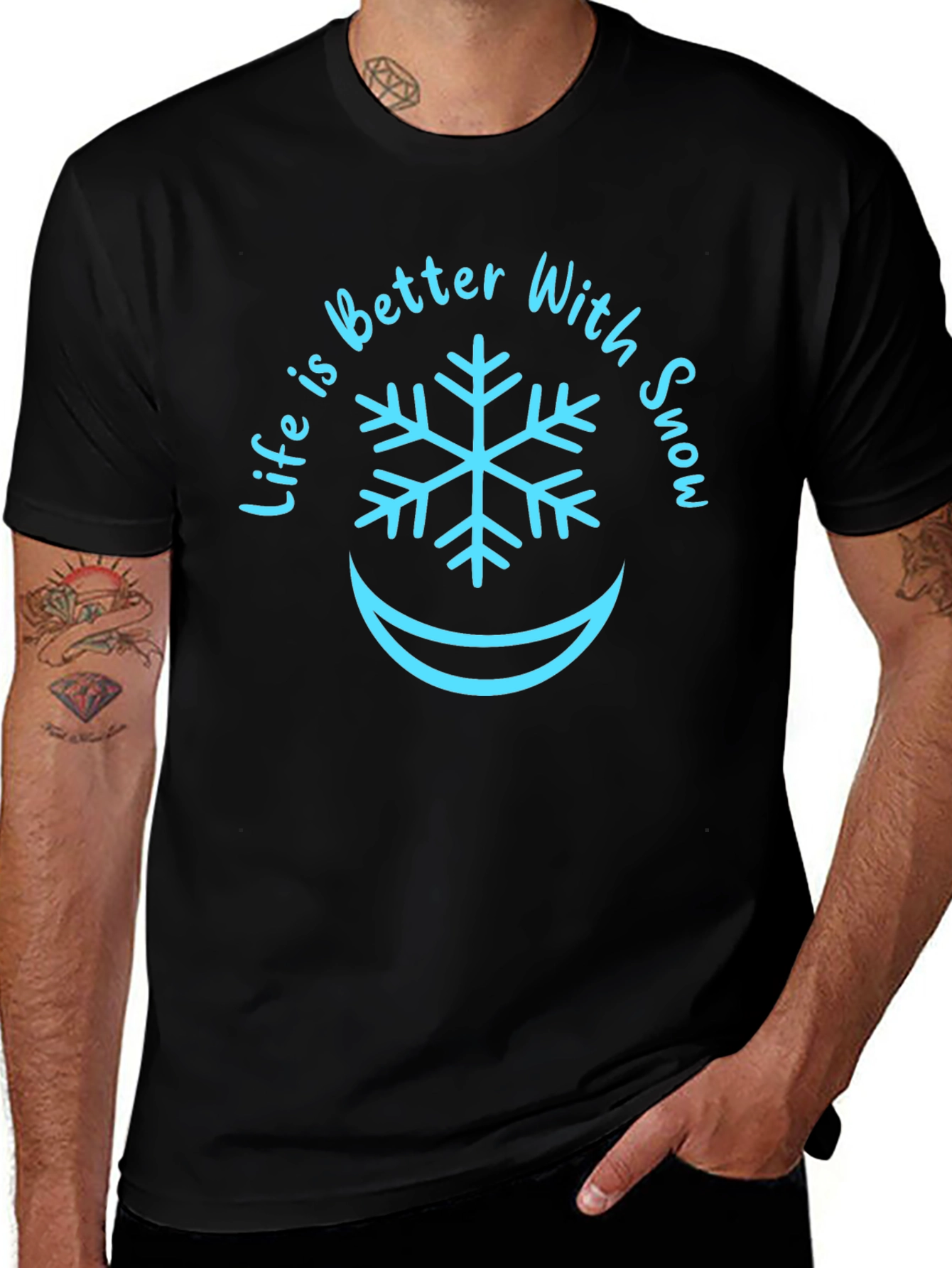 Life is Better With Snow T-Shirt - Winter Fun