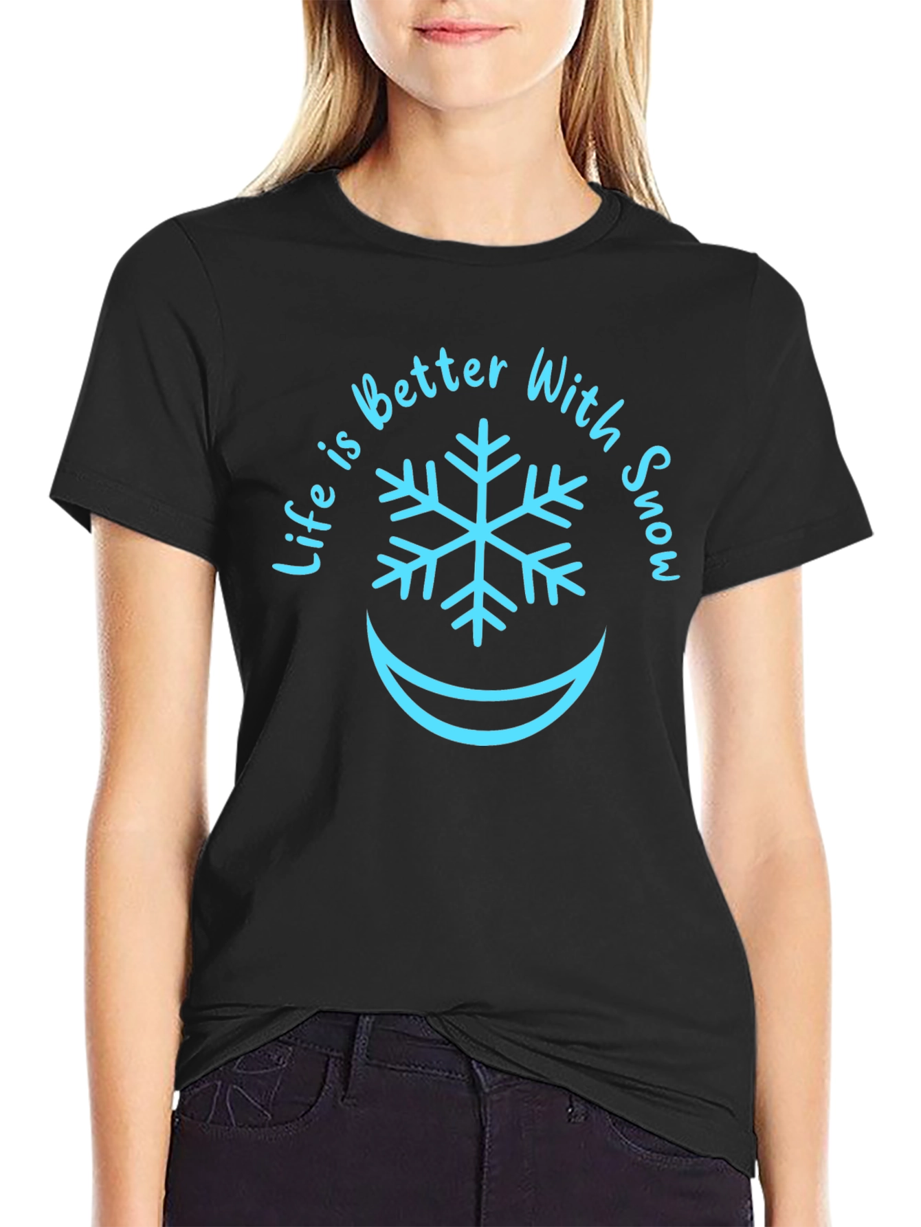 Life is Better With Snow T-Shirt - Winter Fun