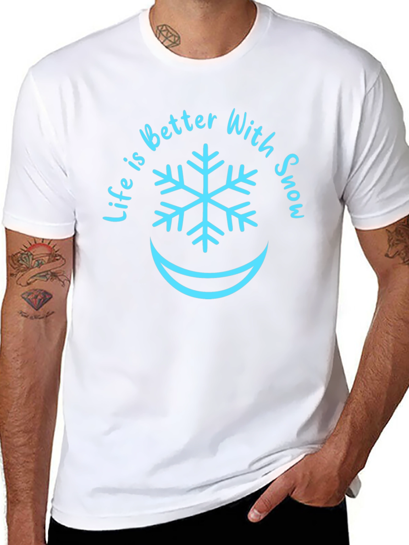 Life is Better With Snow T-Shirt - Winter Fun