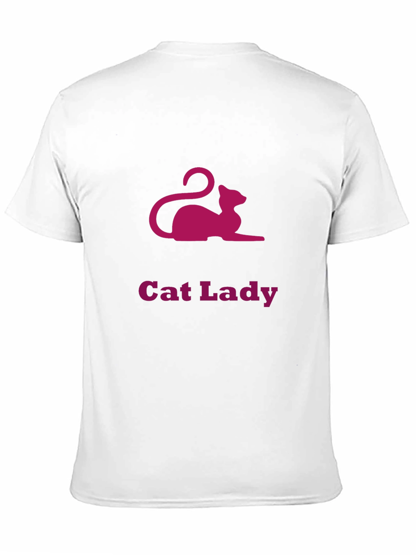 Cat Lady Graphic Tee - Black