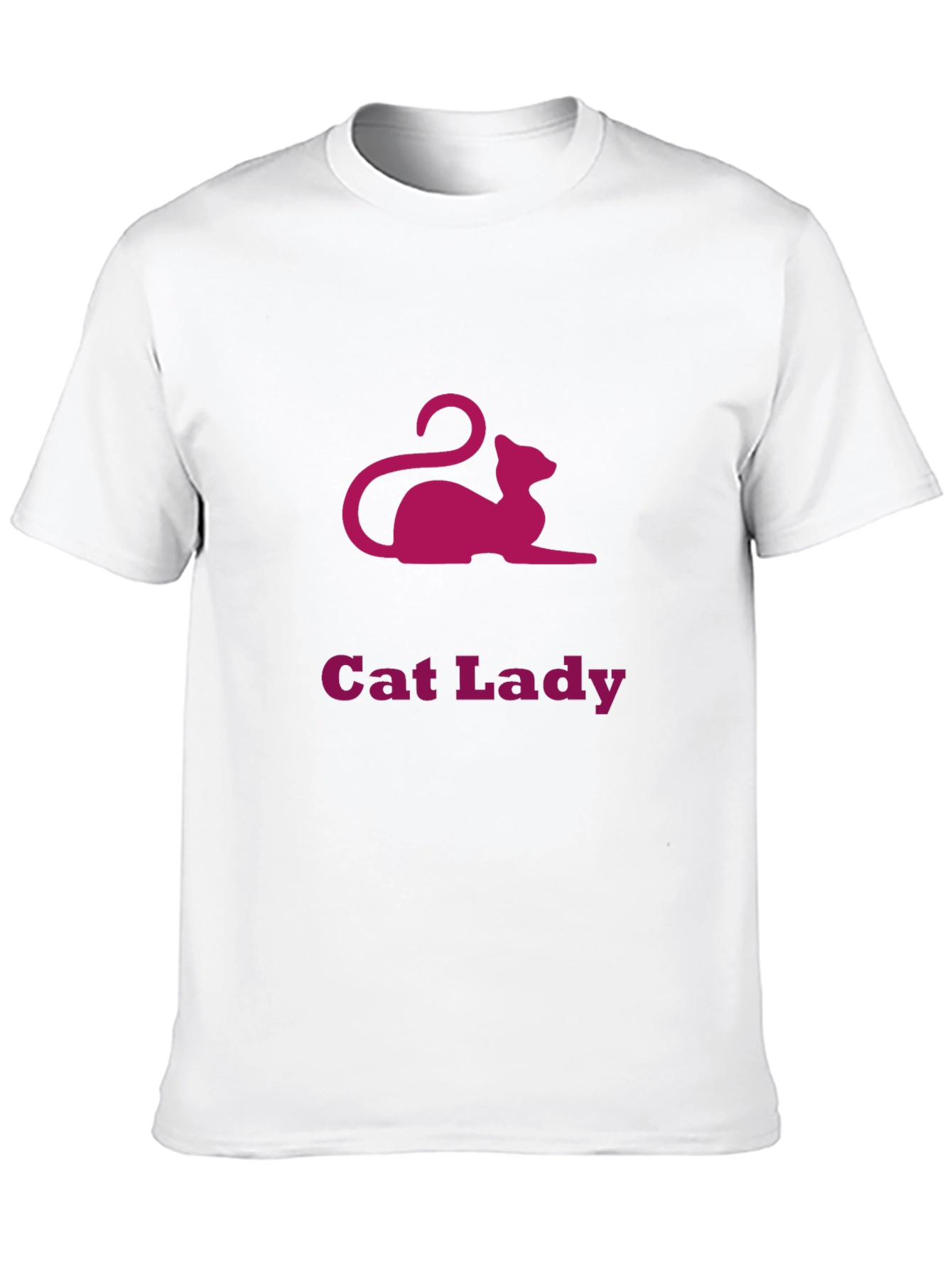 Cat Lady Graphic Tee - Black