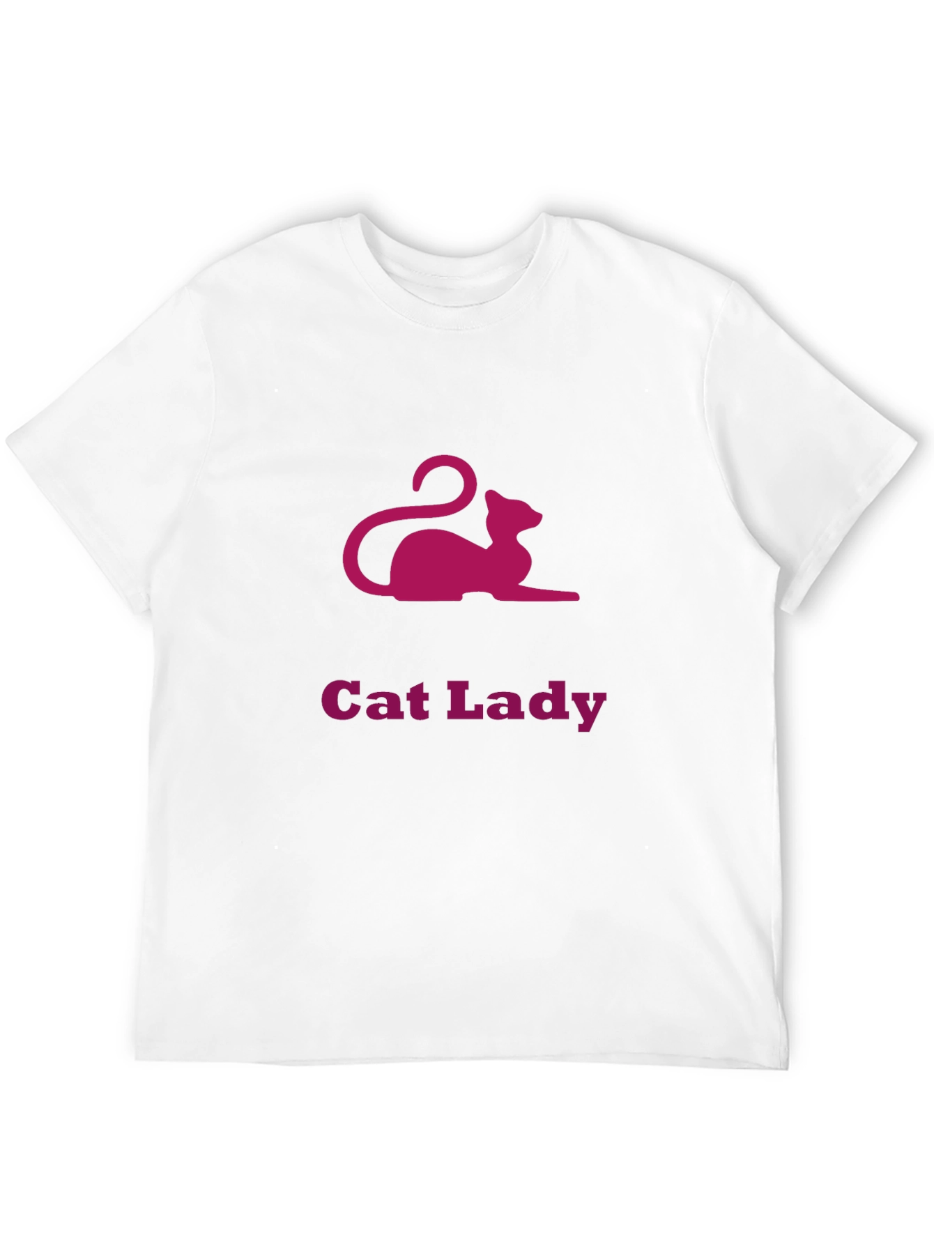 Cat Lady Graphic Tee - Black
