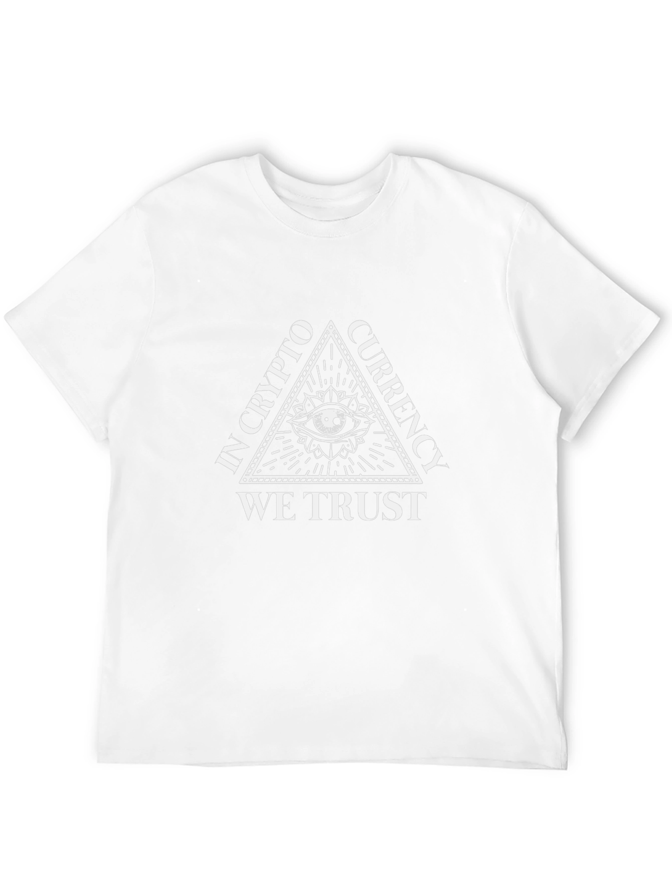 Crypto Currency Illuminati Graphic Tee - Black