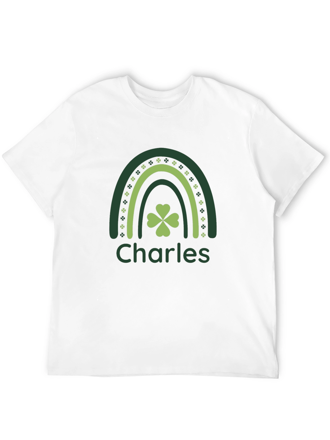 Personalized St. Patricks Day Rainbow Shirt