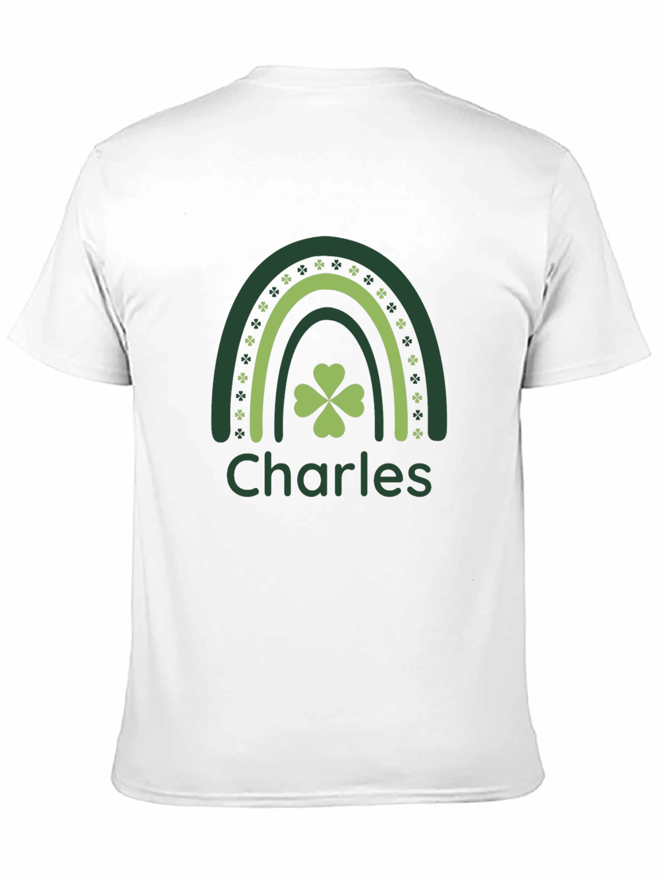 Personalized St. Patricks Day Rainbow Shirt