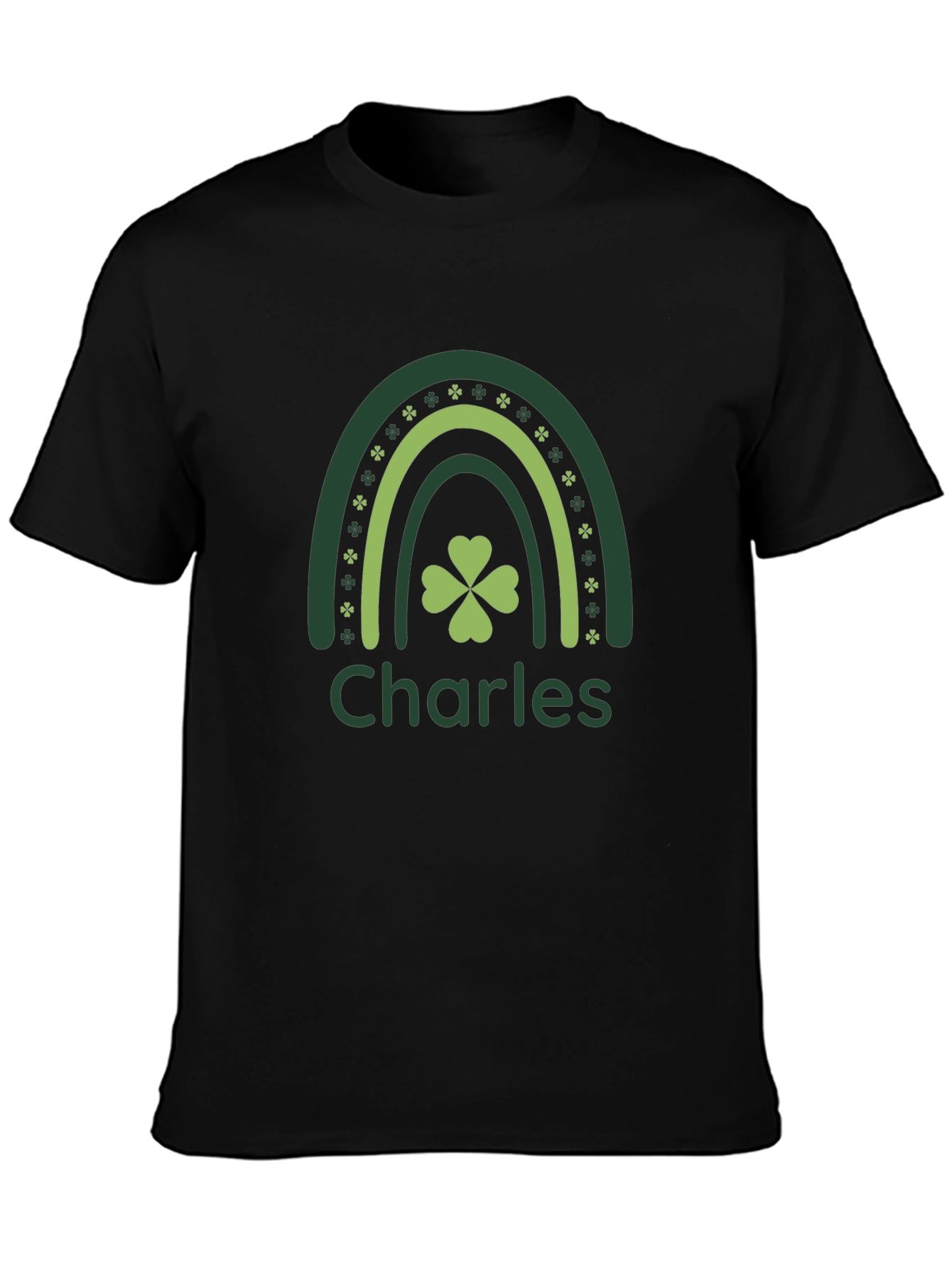 Personalized St. Patricks Day Rainbow Shirt