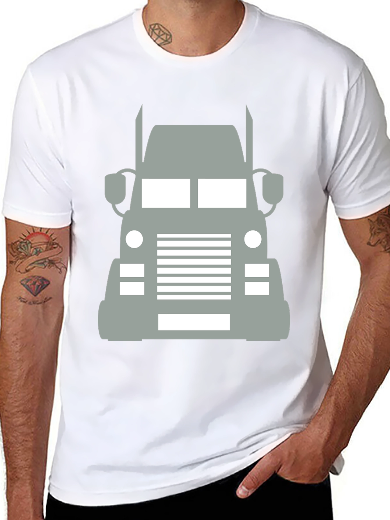 Truck Graphic Tee - Modern Style