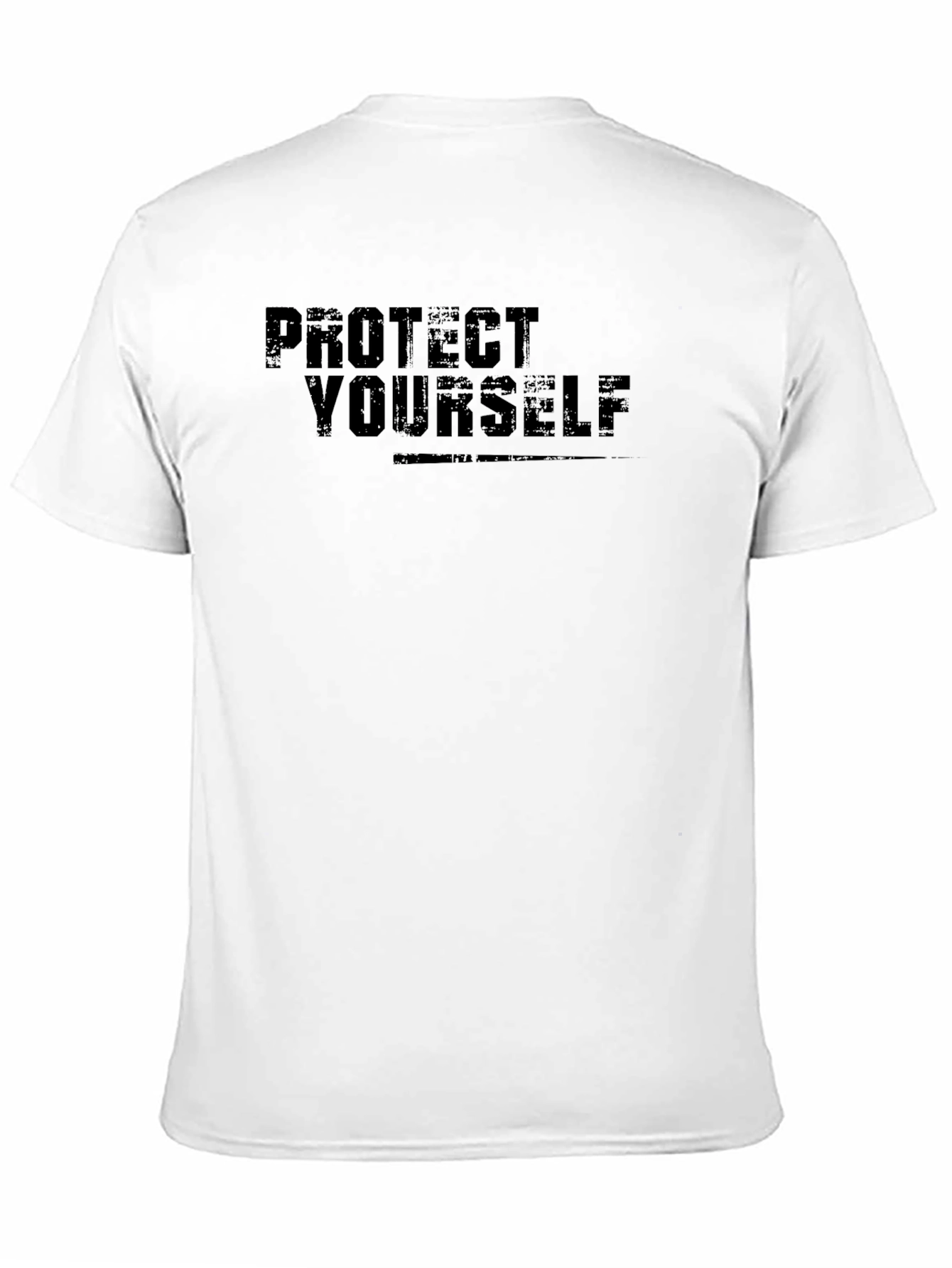 Protect Yourself Graphic T-Shirt - Black