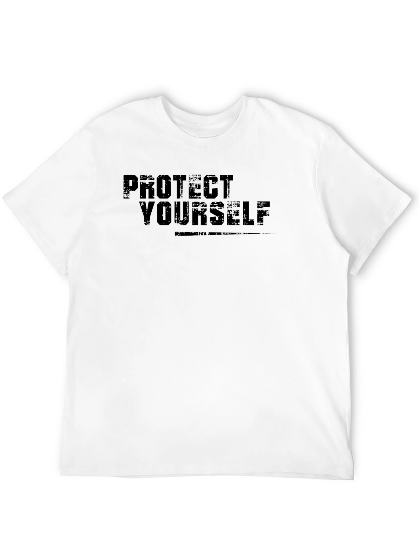 Protect Yourself Graphic T-Shirt - Black