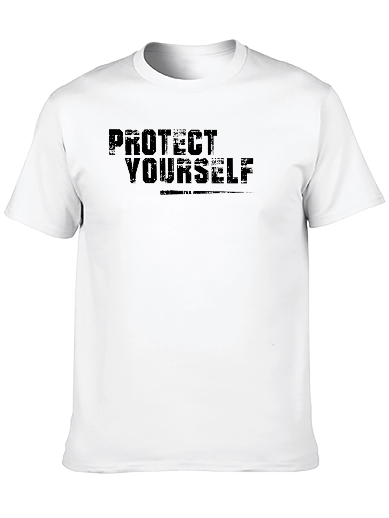 Protect Yourself Graphic T-Shirt - Black