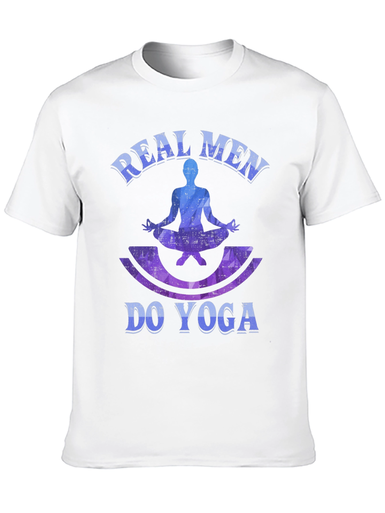 Real Men Do Yoga Graphic T-Shirt - Fitness Apparel
