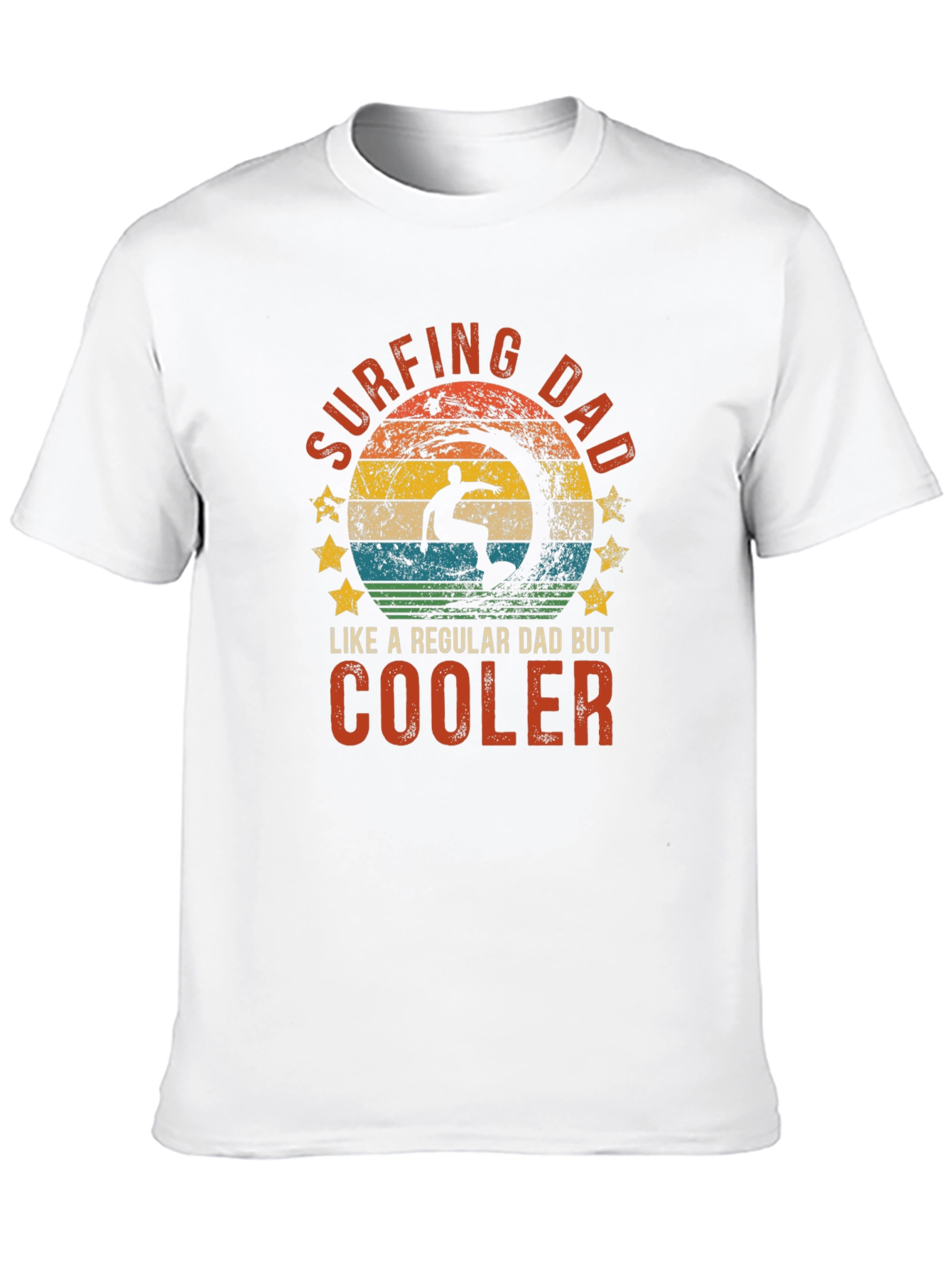 Surfing Dad T-Shirt: Cool Dad Edition